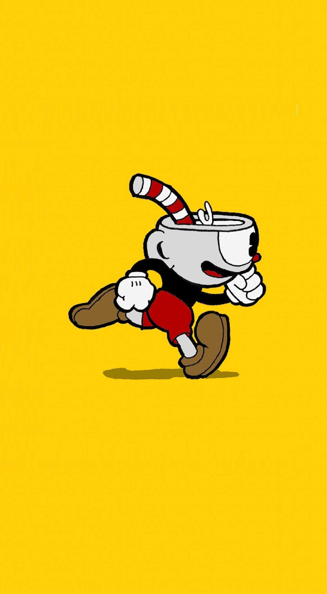 The Cuphead Show!, iPhone wallpaper, Sun-kissed delight, Cuphead's charm, 1130x2050 HD Handy