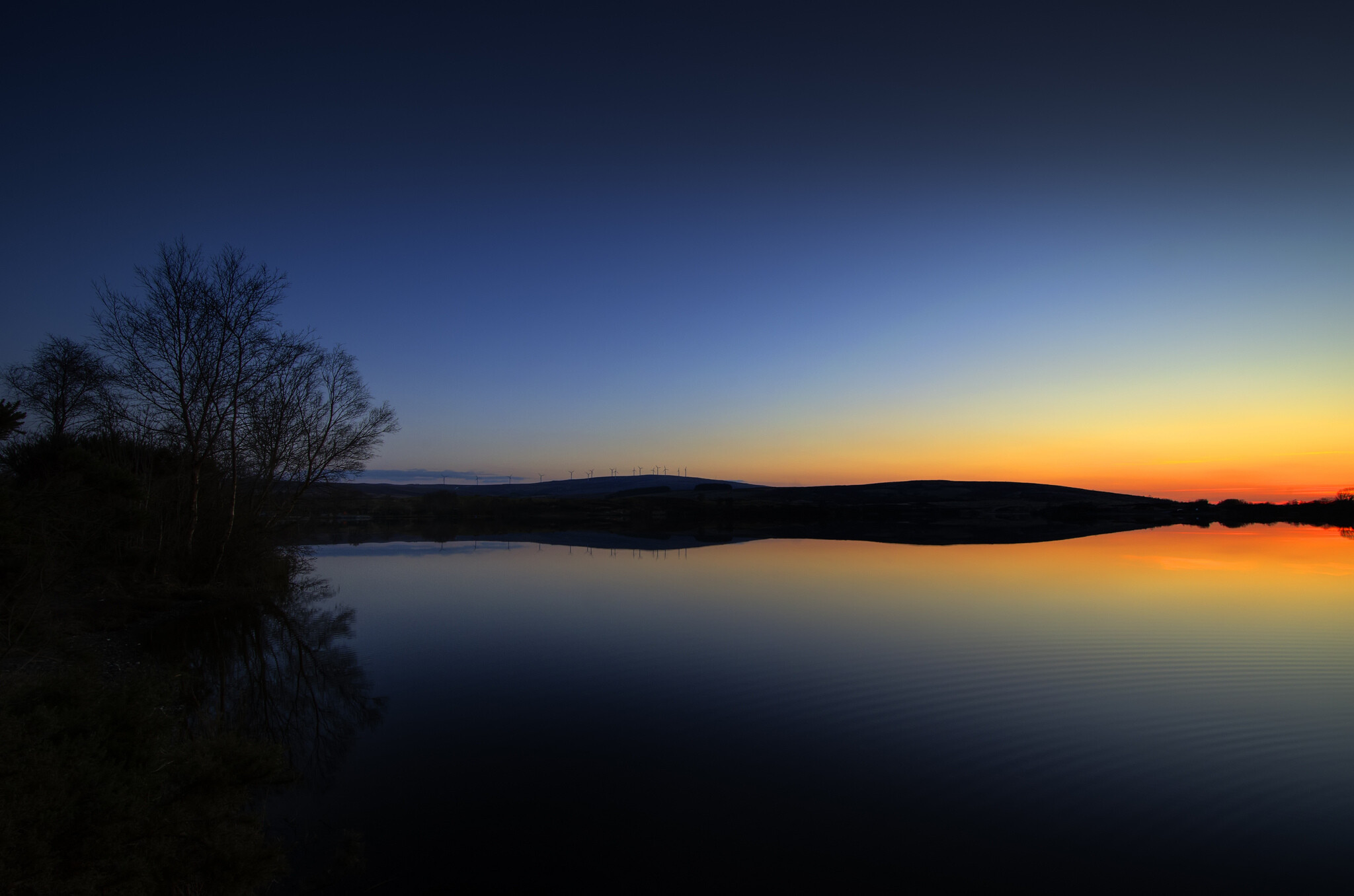 Sunrise: The morning twilight, The broad expanse of water reflecting the rising sun. 2050x1360 HD Wallpaper.