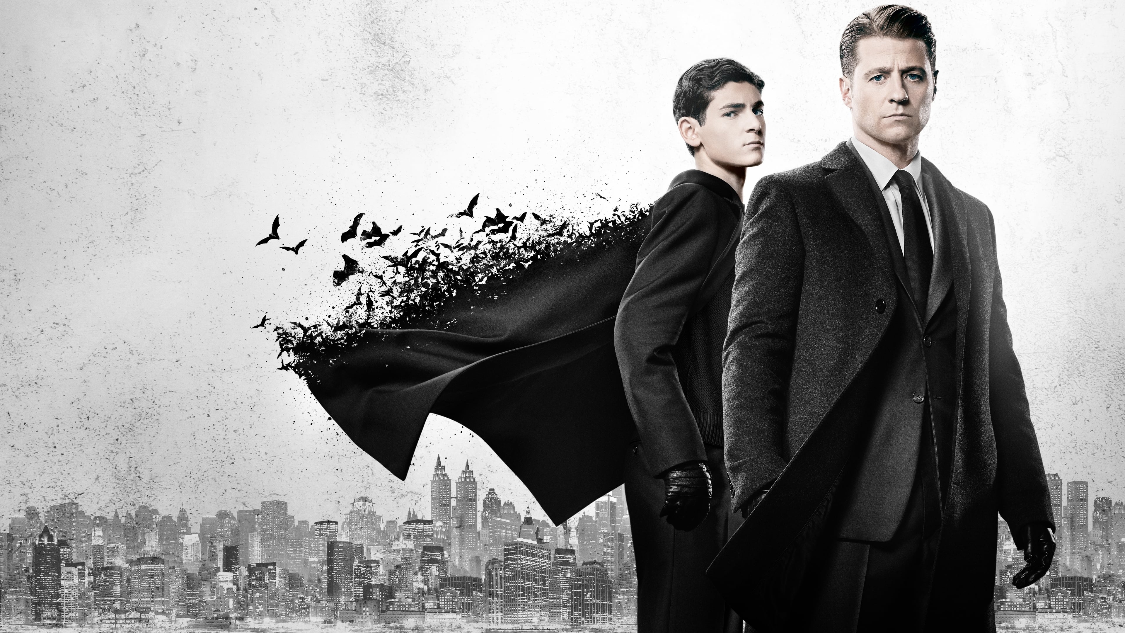 Gotham TV series, 2014-2019 backdrops, Intriguing crime drama, Captivating storyline, 3840x2160 4K Desktop
