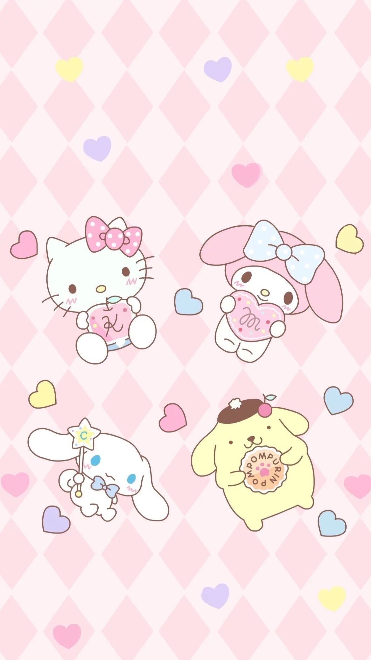 Pink Kawaii wallpapers, Girly and sweet, Soft and dreamy, 1200x2140 HD Phone