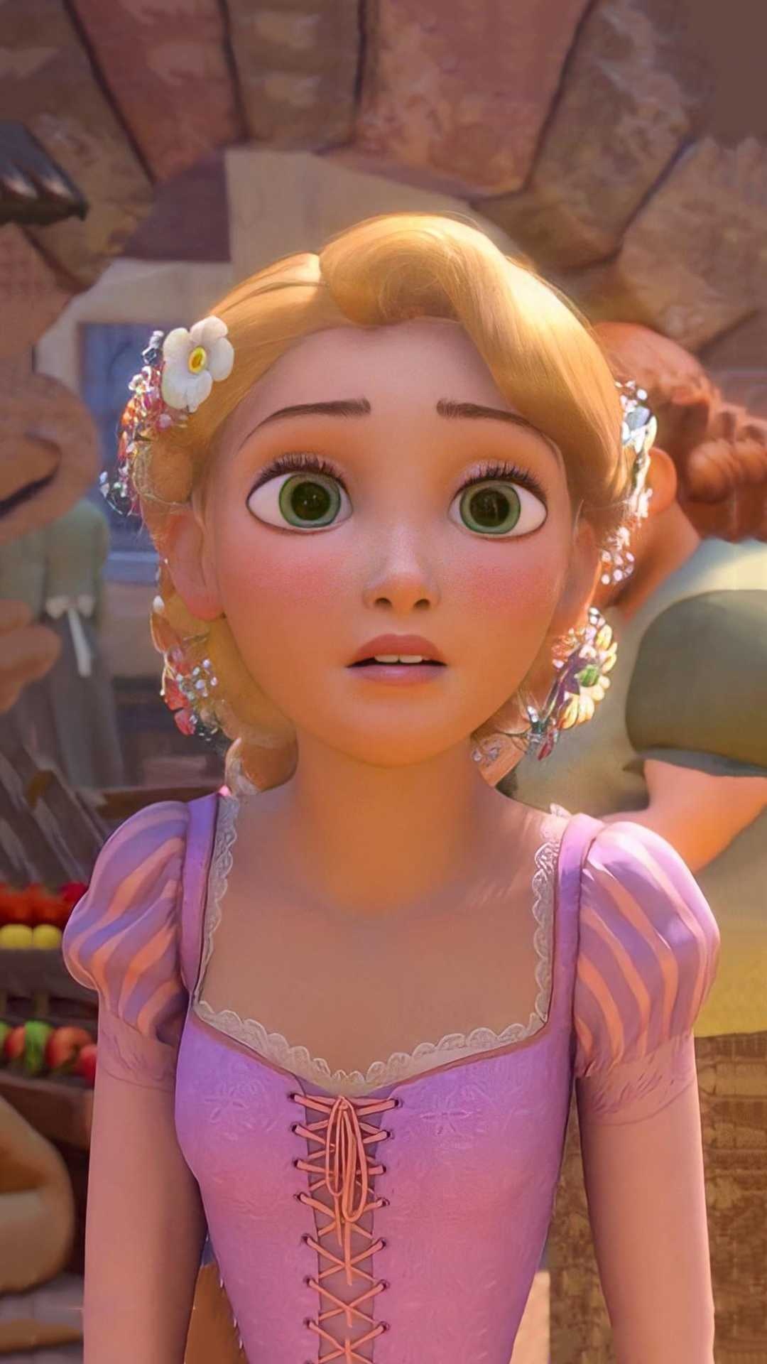 Rapunzel Animation, Magical kingdom, Disney princess, Adventure awaits, 1080x1920 Full HD Phone