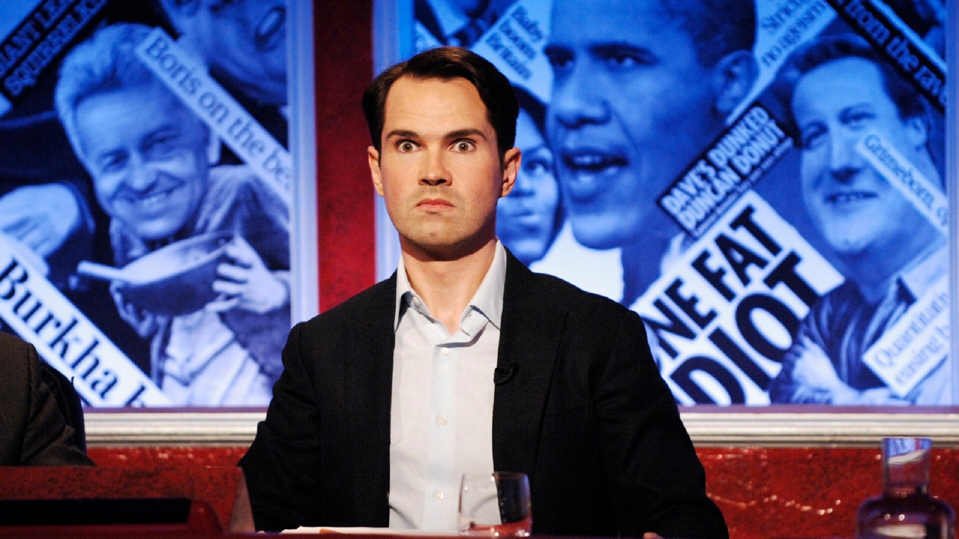 Jimmy Carr: Have I Got News for You, A British television panel show, Produced by Hat Trick Productions, BBC. 1920x1080 Full HD Wallpaper.