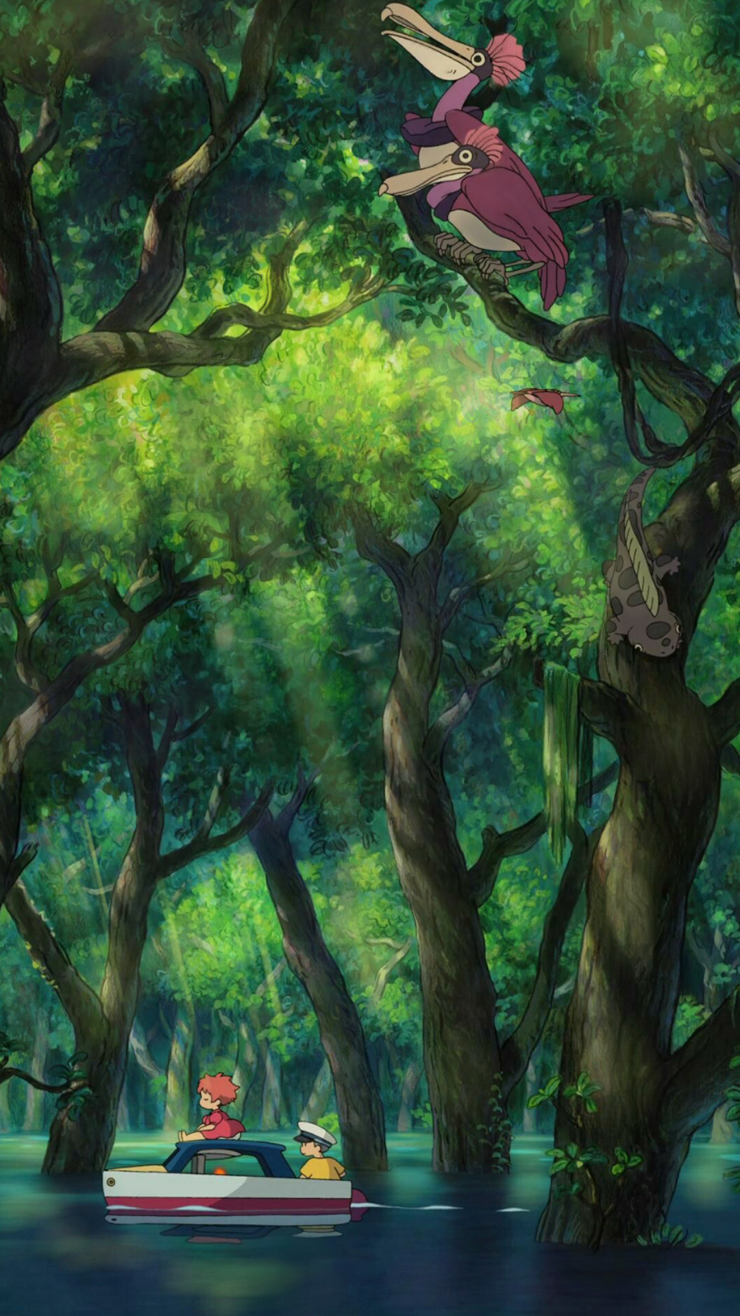 Studio Ghibli: The idea of Hayao Miyazaki, A Japanese animator, director, producer, screenwriter, author, and manga artist. 1080x1920 Full HD Background.