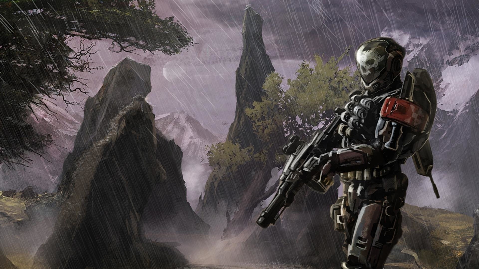 Halo: Reach gaming, Diverse wallpapers, Character showcase, Halo's finest moments, 1920x1080 Full HD Desktop