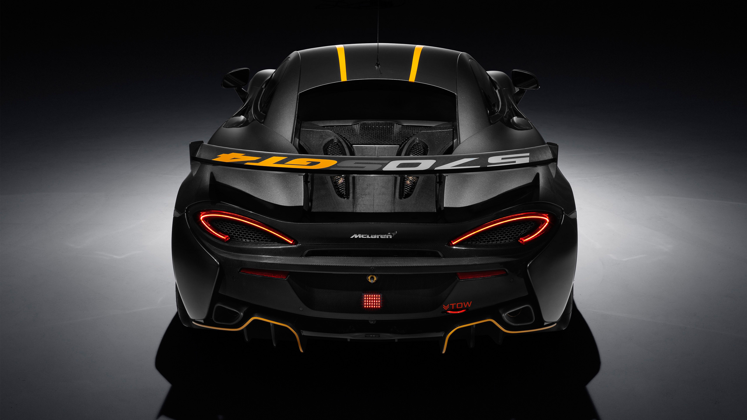 McLaren 570S, Sports car beauty, GT4 racing variant, High-performance machine, 2560x1440 HD Desktop