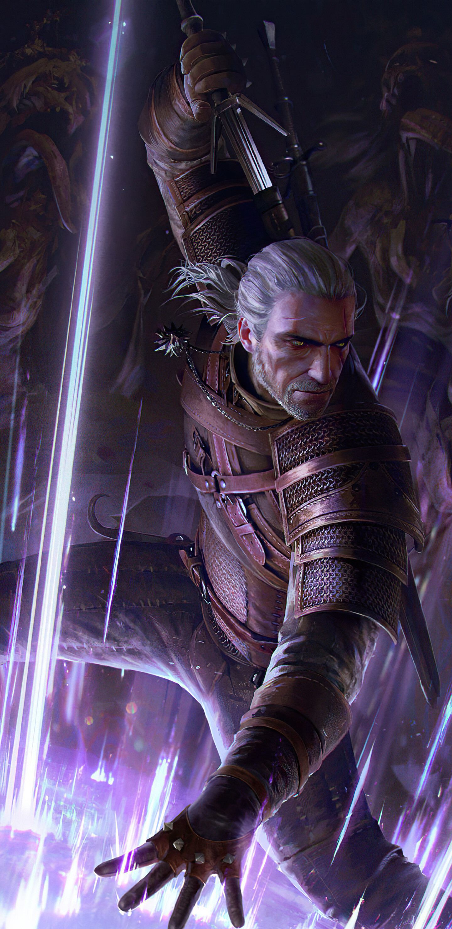 The Witcher (Game): Geralt of Rivia, GWENT: The Witcher Card Game. 1440x2960 HD Background.