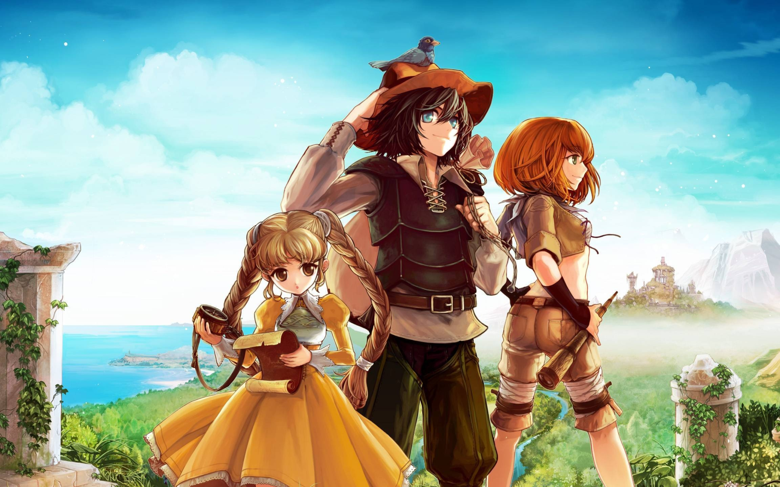 Anime friends, Fantasy life, Mabinogi game, 8wallpapers, 2560x1600 HD Desktop