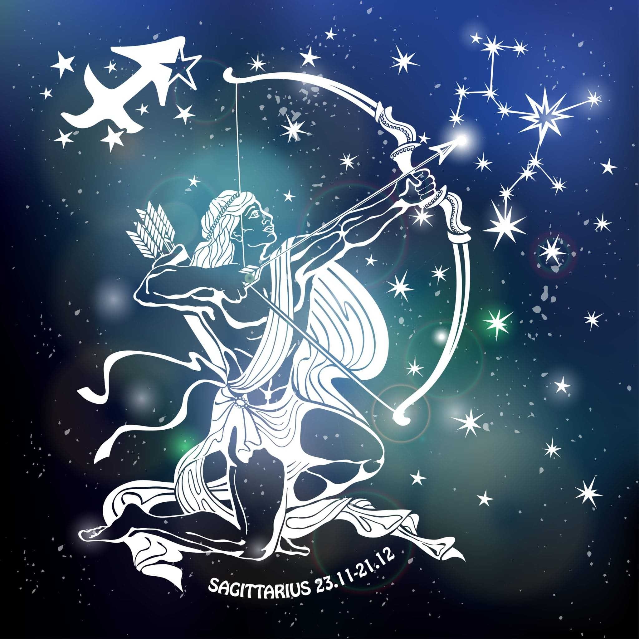 Sagittarius zodiac, Wallpaper, 2050x2050 HD Phone