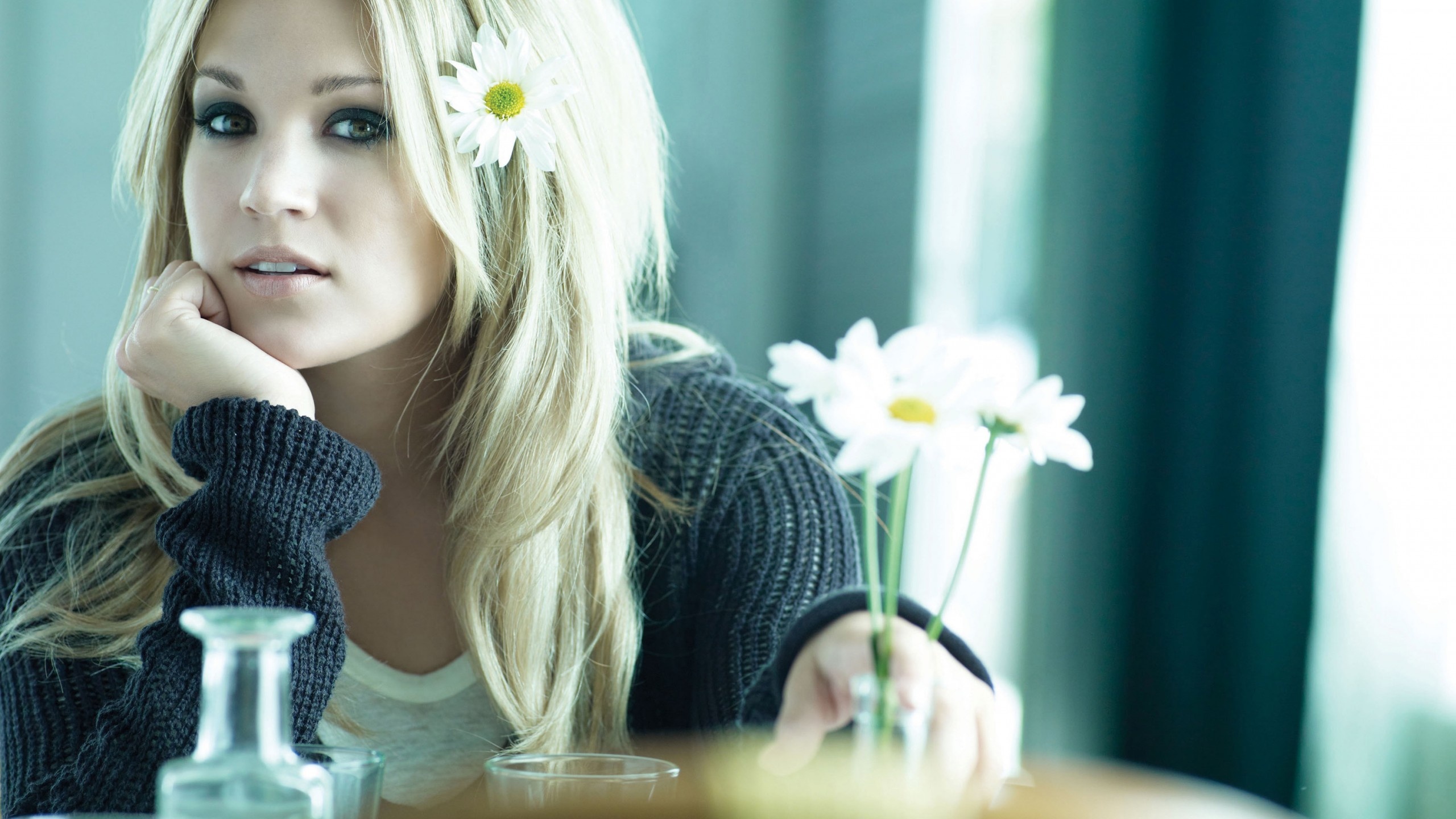 Wallpaper Carrie Underwood, Most Popular Celebs in 2015, actress, singer, blonde, Celebrities #4093 2560x1440