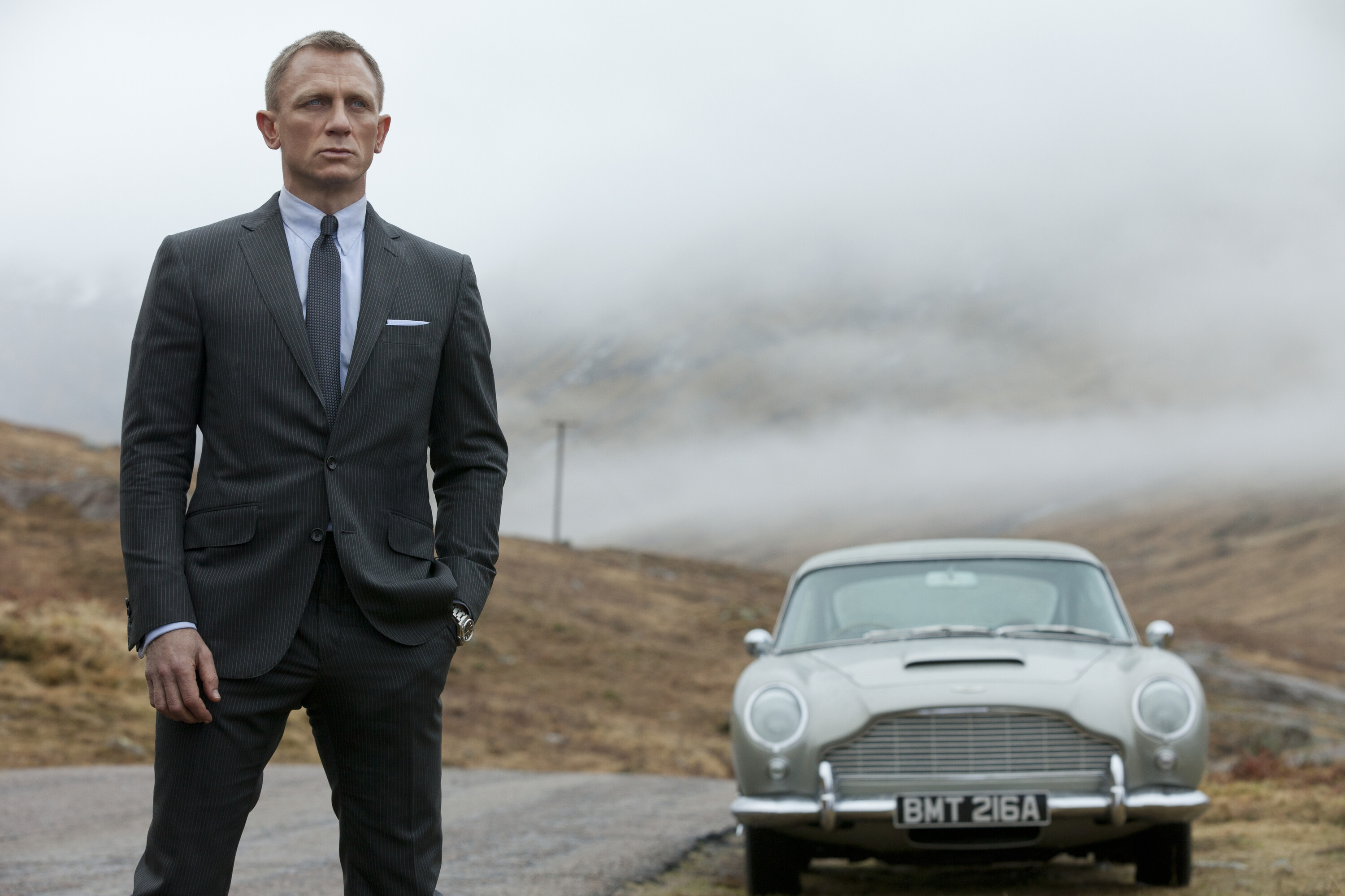 James Bond: Skyfall, A 2012 spy film and the twenty-third in the series. 3000x2000 HD Background.