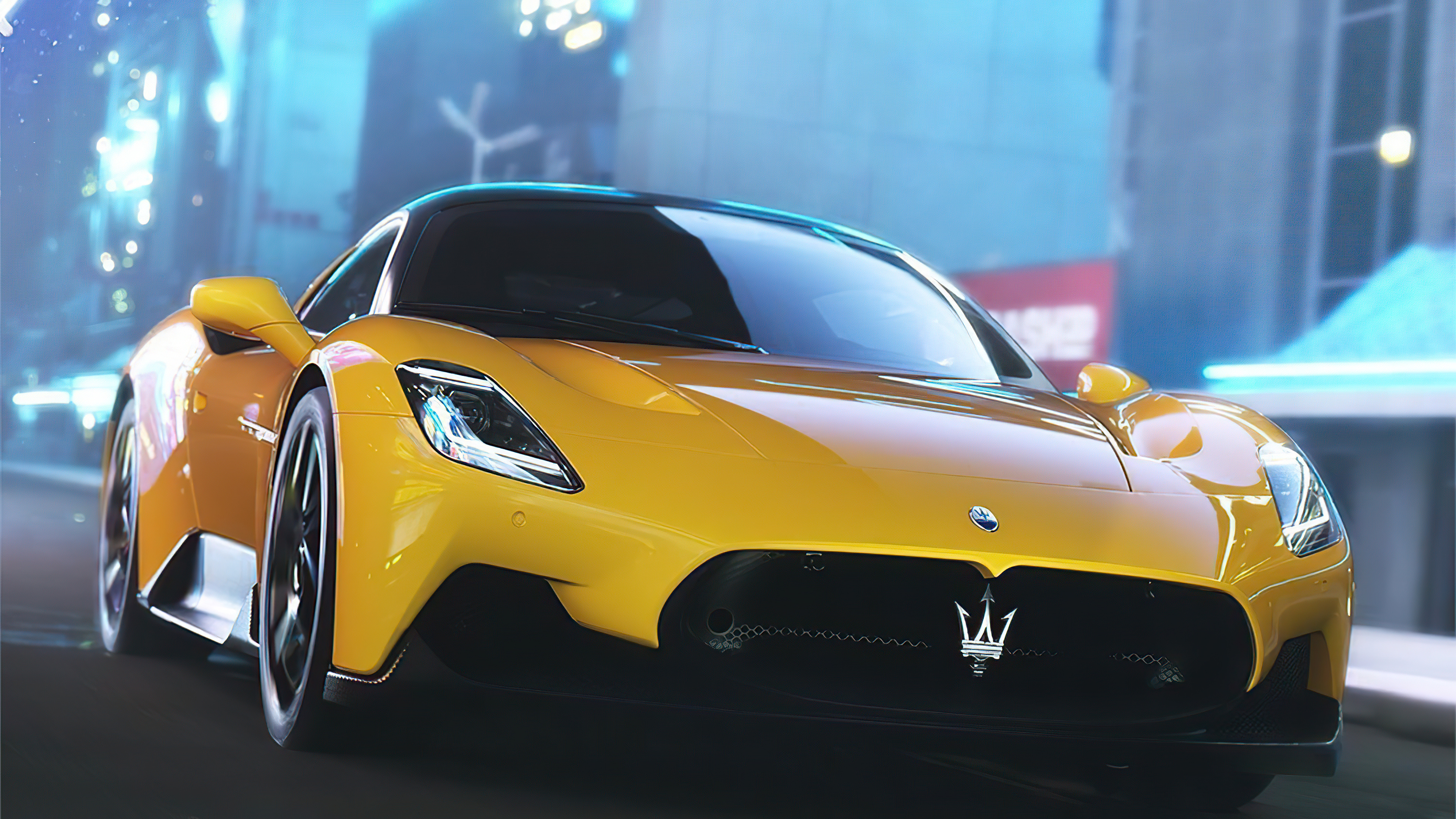 Maserati MC20, Yellow beauty, 4k HD cars, Premium wallpapers, 3840x2160 4K Desktop