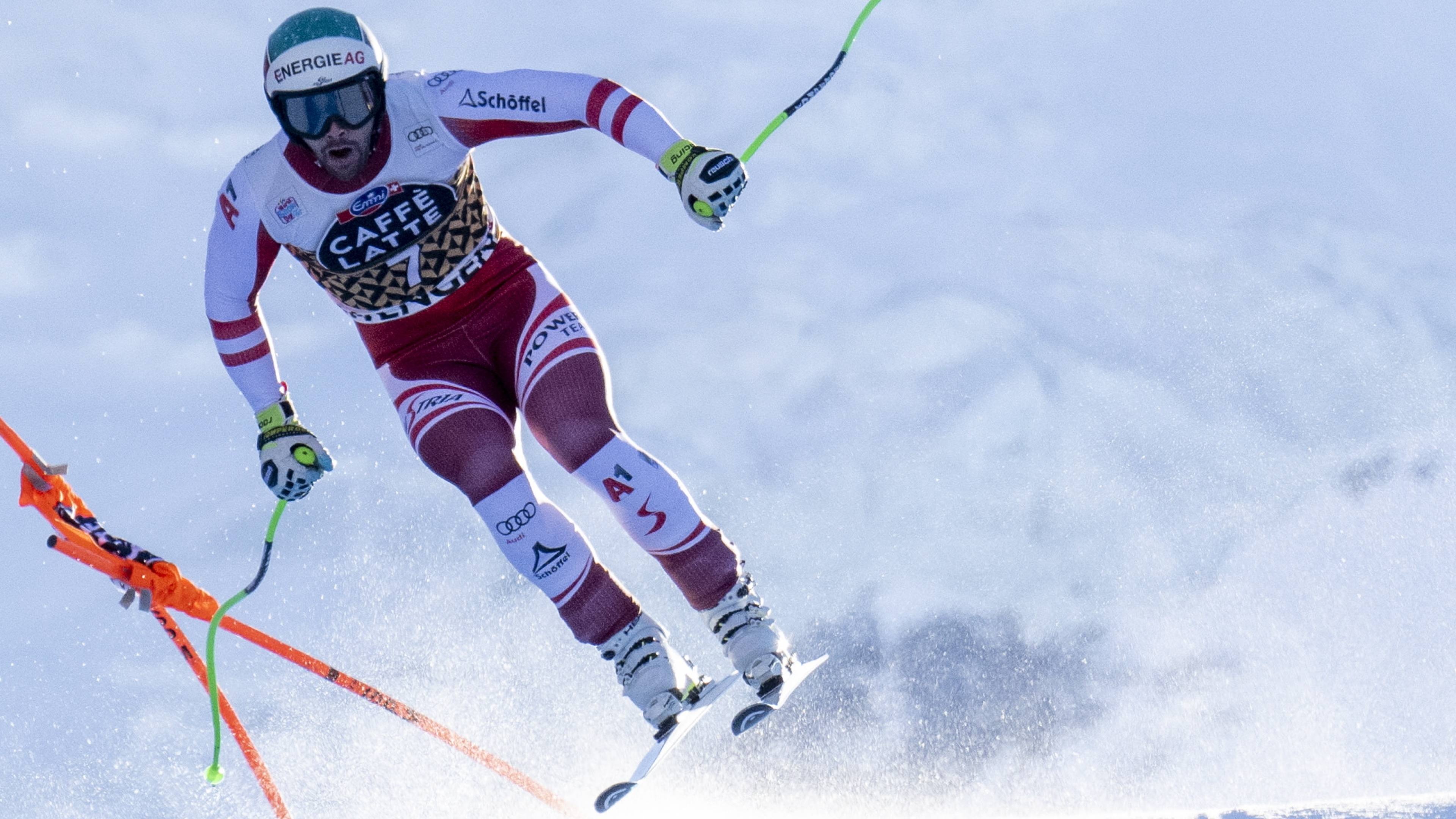 Slalom: The sport of gliding on snow, An alpine skiing discipline, Downhill. 3840x2160 4K Wallpaper.