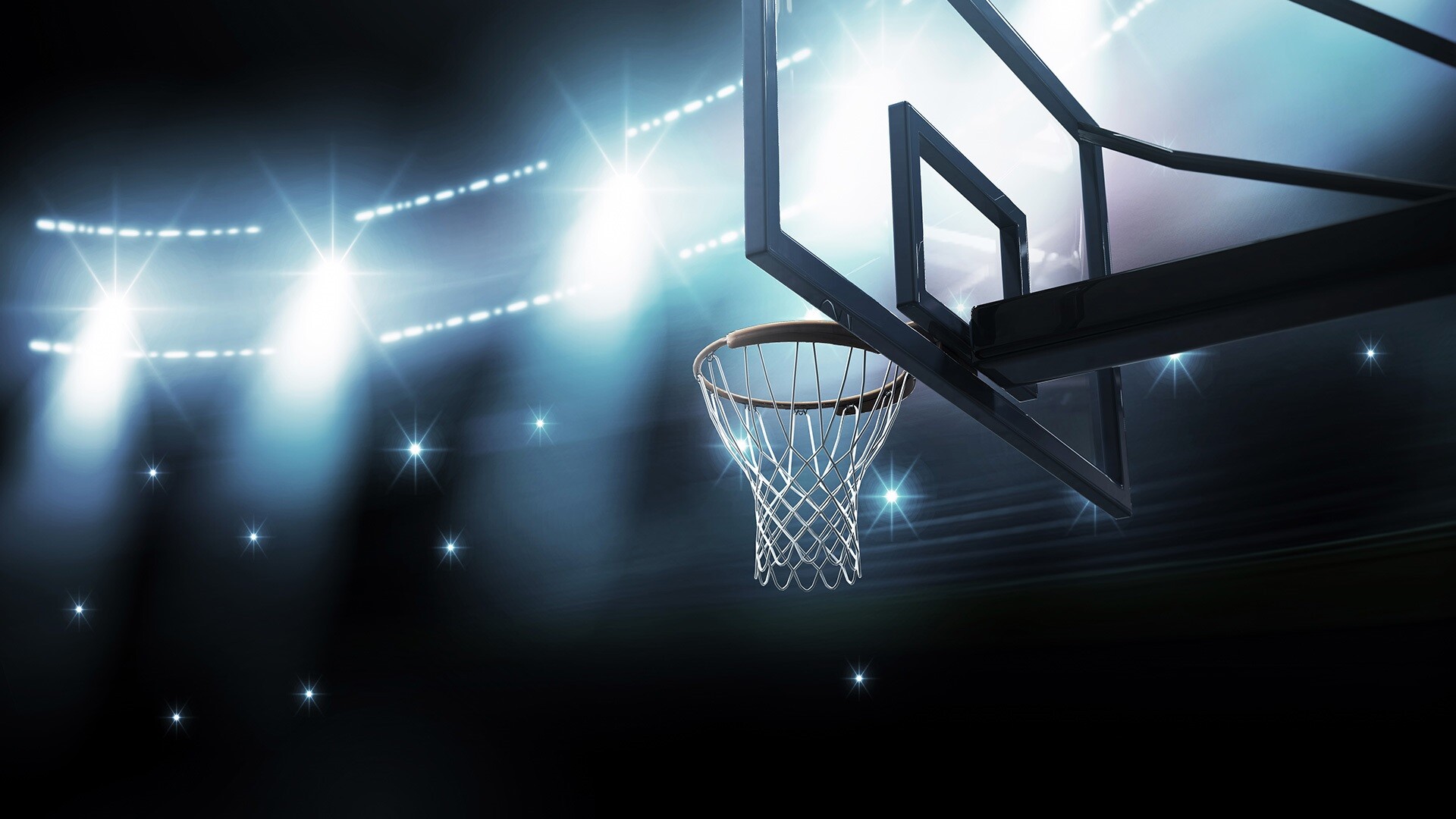 Basketball desktop wallpaper, High-resolution image, Sports enthusiasm, Dynamic gameplay, 1920x1080 Full HD Desktop