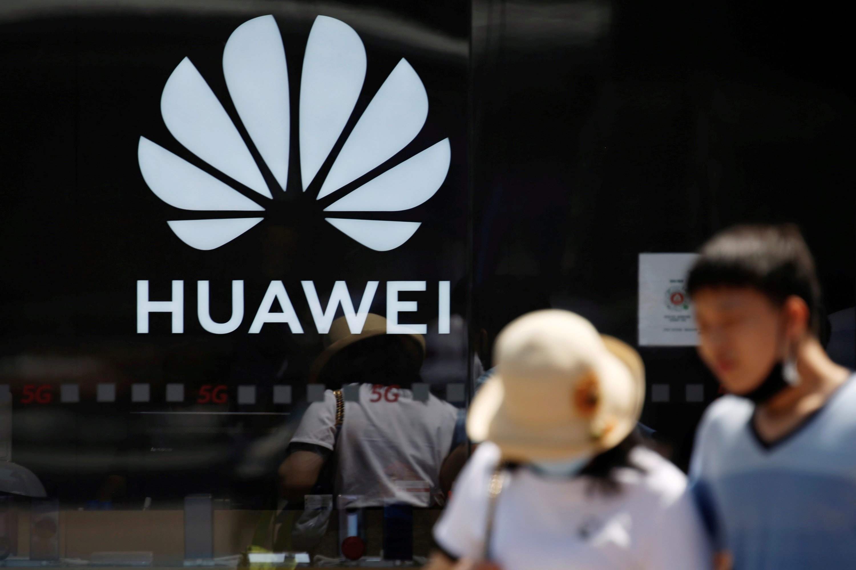 Huawei logo, Reeling from sanctions, EV foray, Sabah's report, 3000x2000 HD Desktop