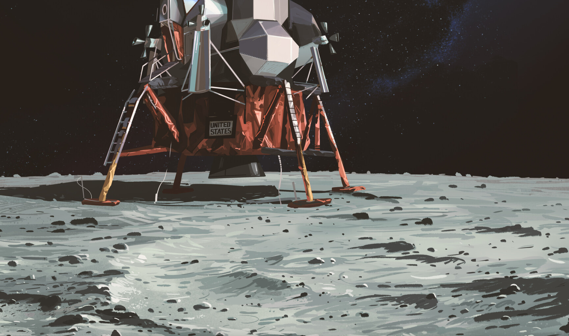 Apollo 10, Space Age Childhood, Concept art 3, Artstation, 1920x1140 HD Desktop