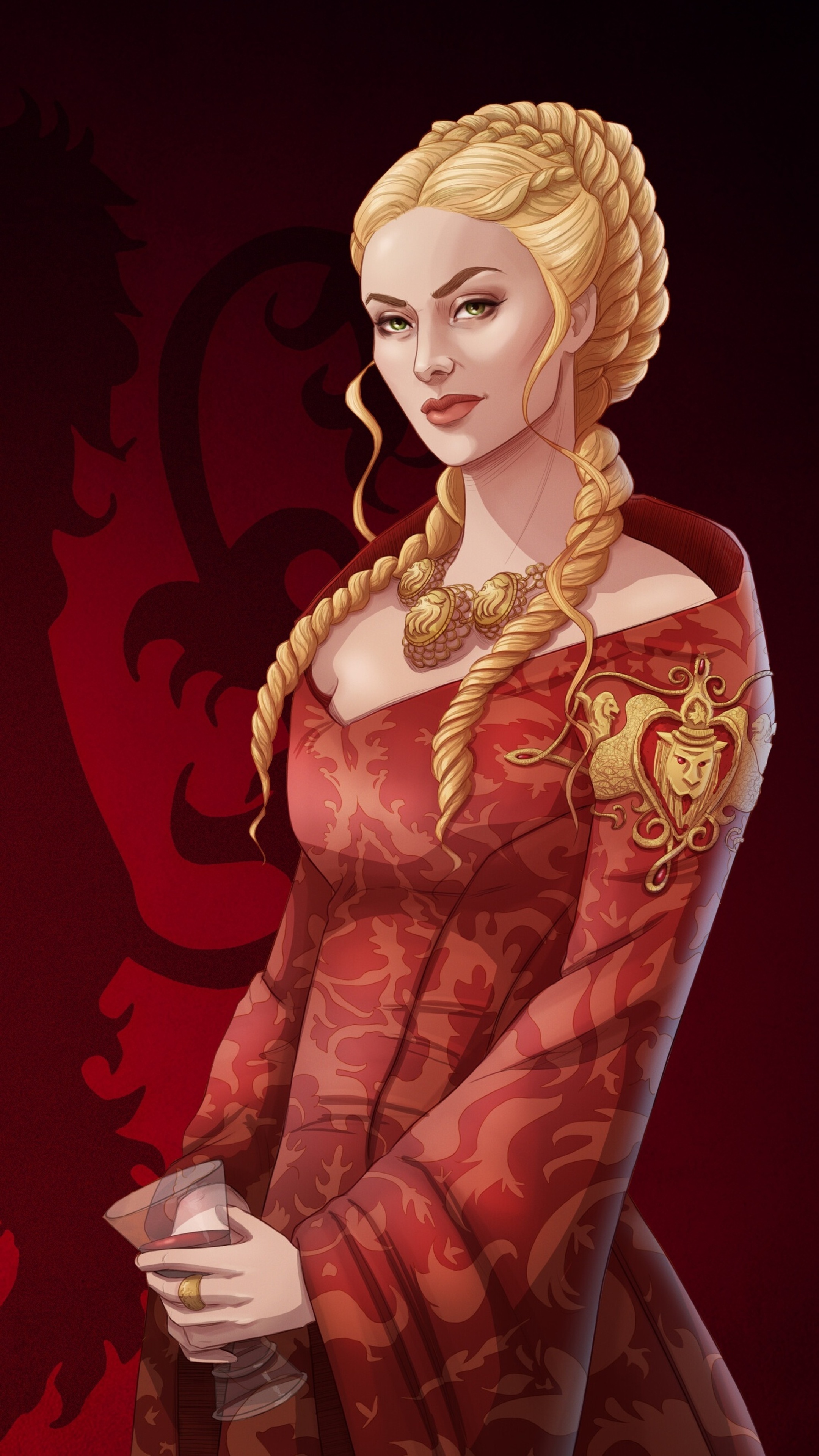 Cersei Lannister, Game of Thrones, 4K wallpapers, Xperia, 2160x3840 4K Phone