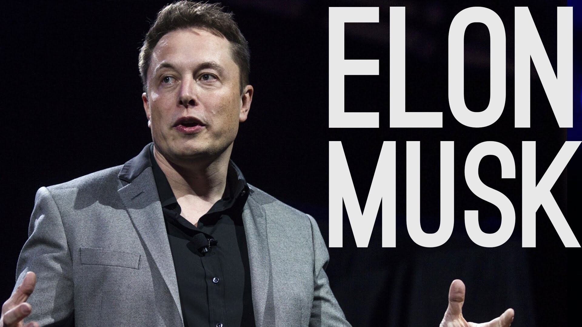 Elon Musk: A South African-born American industrial engineer. 1920x1080 Full HD Wallpaper.