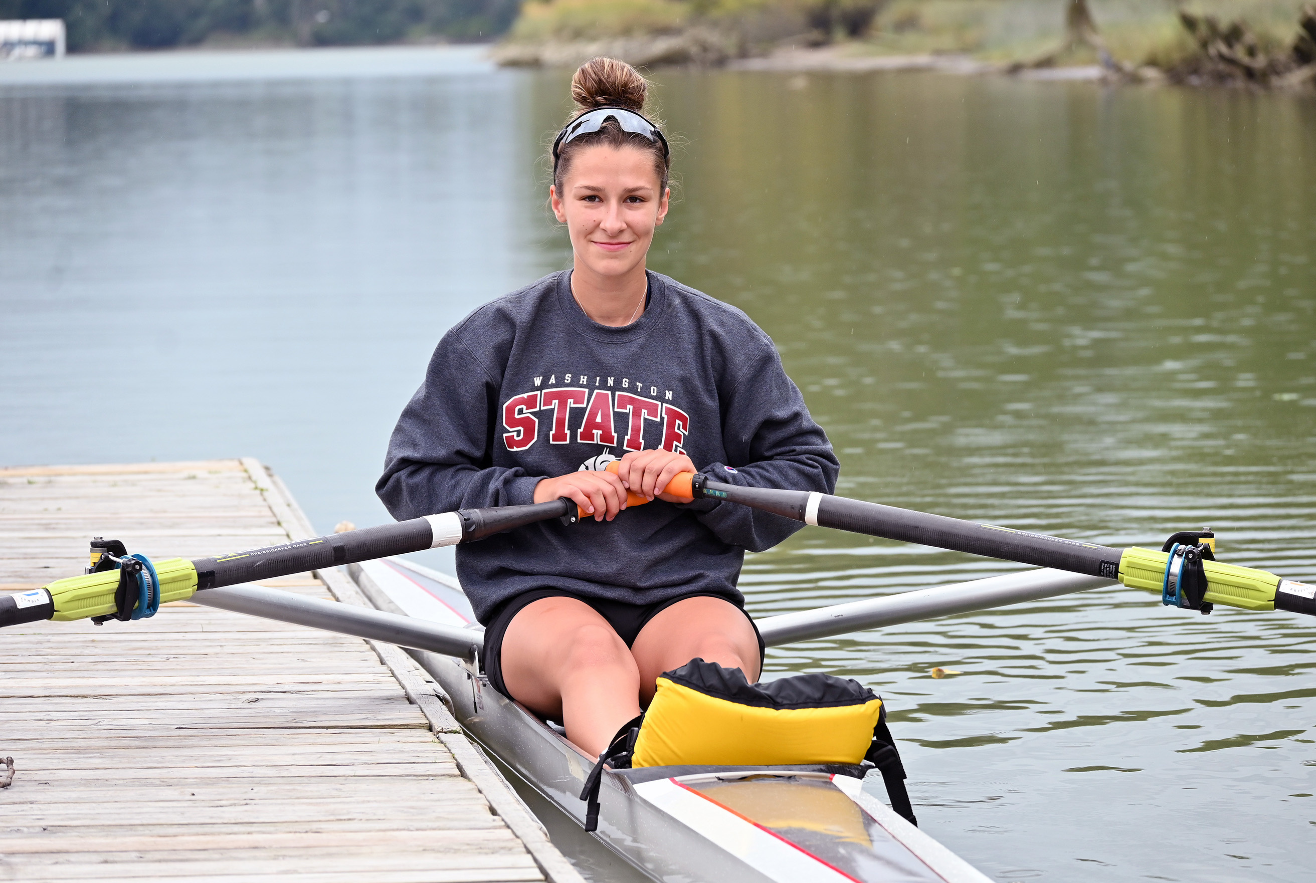 Rowing: Hana Anderson, Delta Deas Crew Club, A student at the Washington State University. 2630x1770 HD Background.