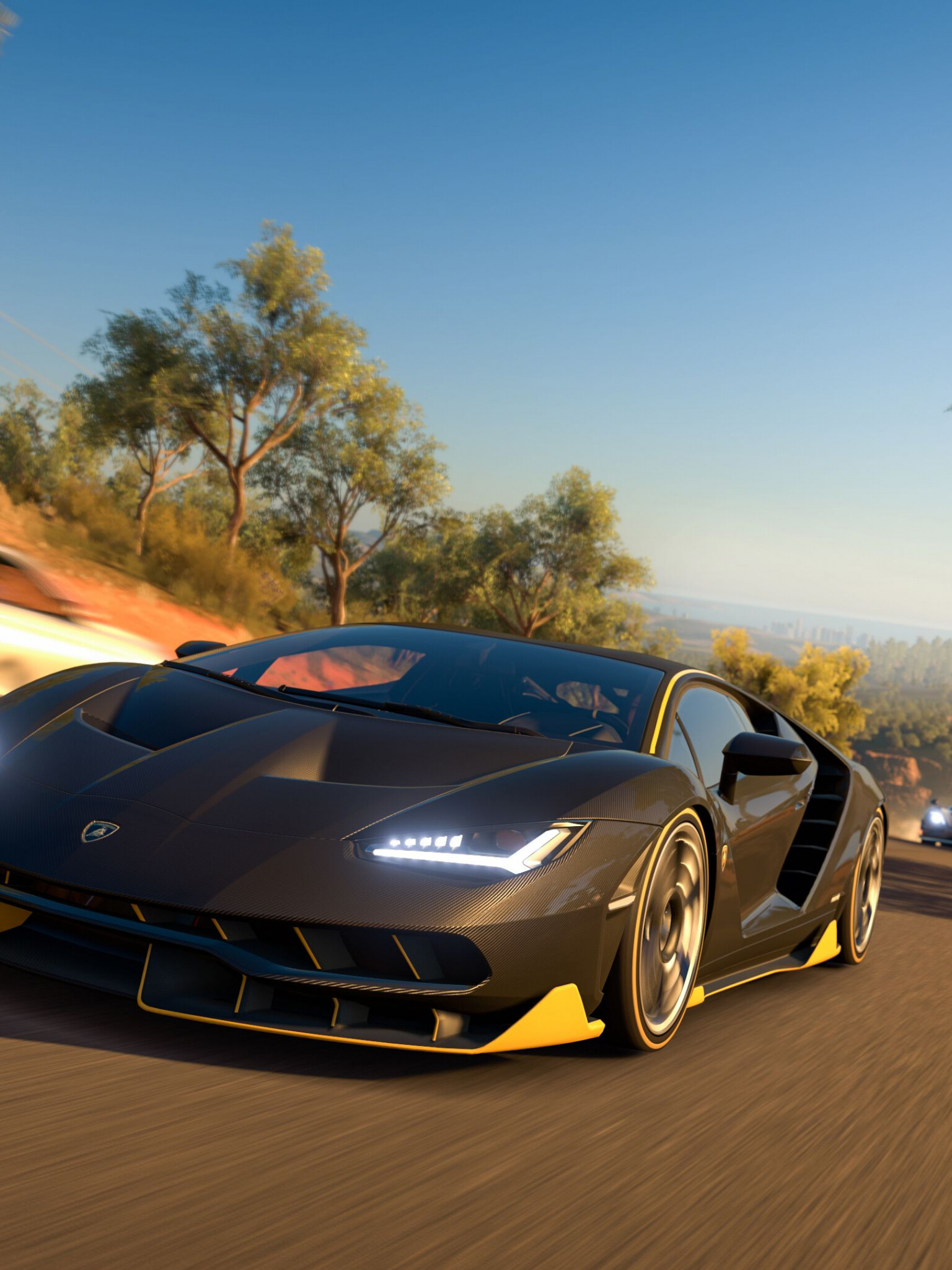 Forza Horizon: FH3, Features an open world environment where players can freely roam the map. 1540x2050 HD Wallpaper.