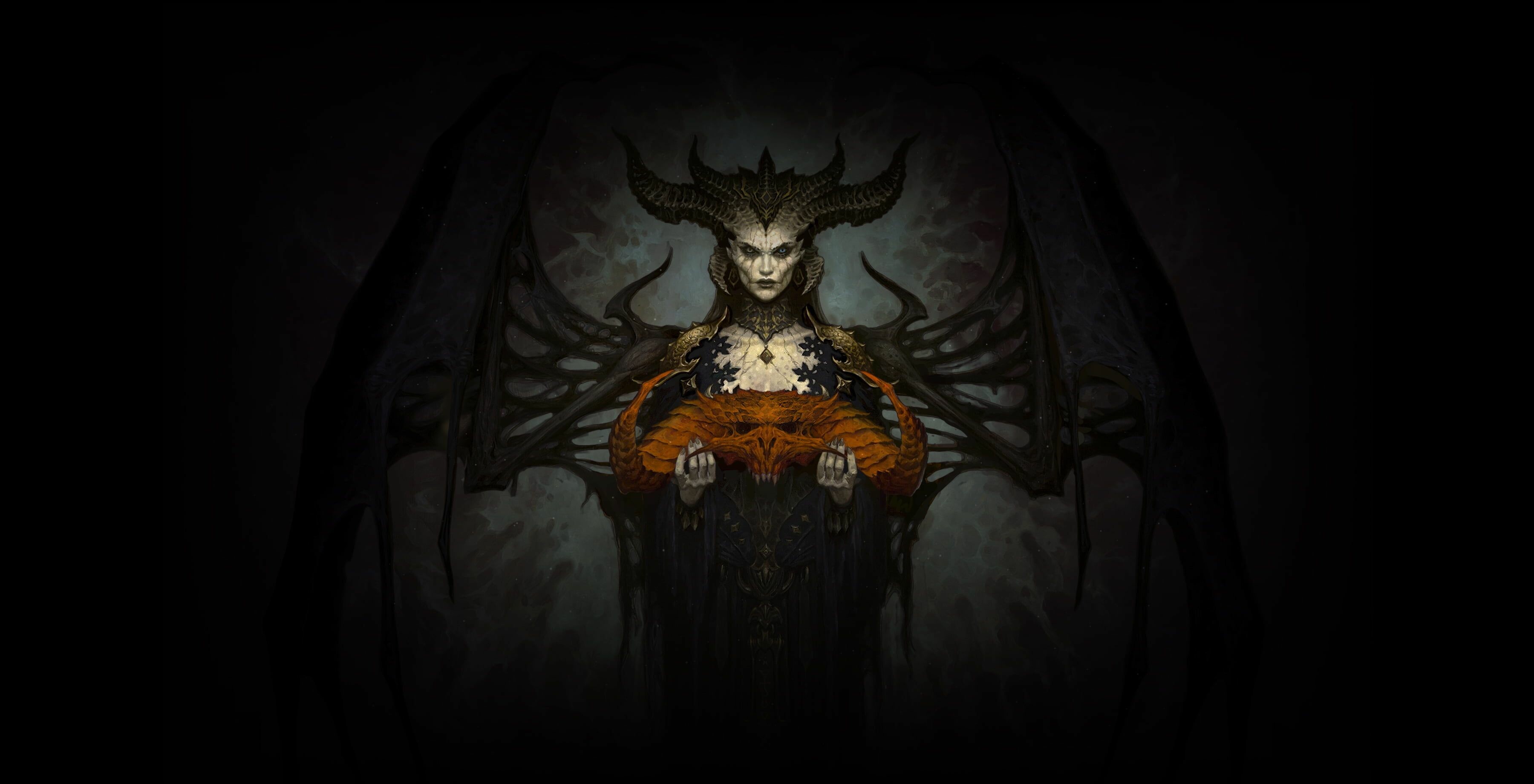 Diablo: The Queen of the Succubi, Supernatural creature. 3600x1840 HD Background.