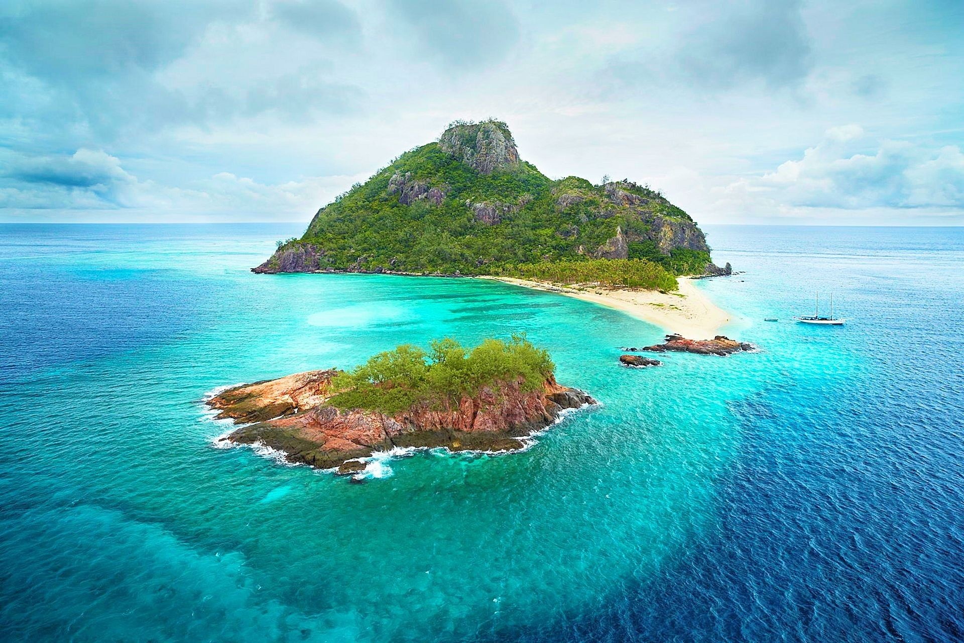 Fiji: The archipelago comprises some 540 islets and 300 islands. 1920x1280 HD Wallpaper.