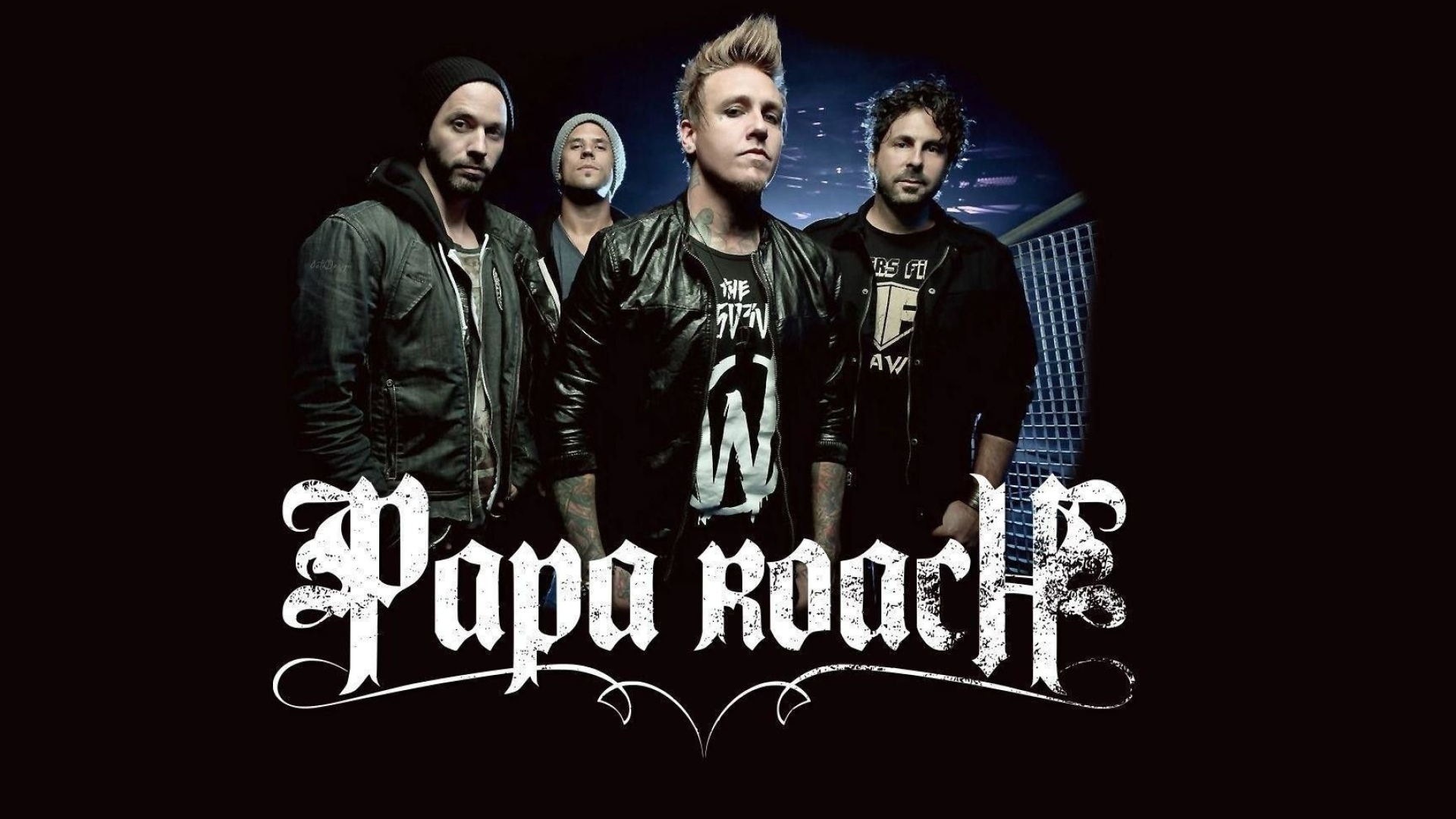 Papa Roach bandmates, Dynamic rock sound, High-octane performances, Intense live energy, 1920x1080 Full HD Desktop
