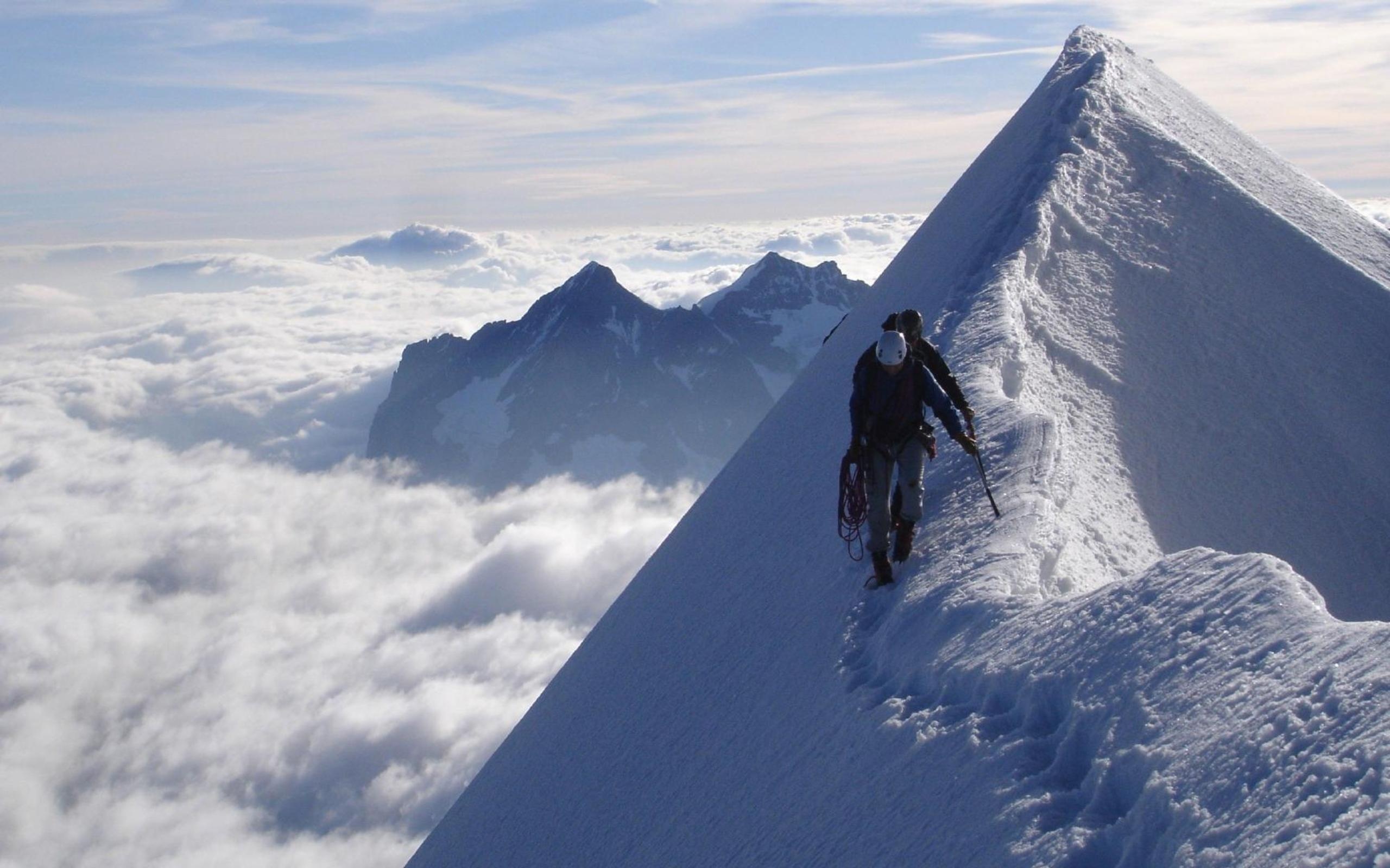 Climbing, Extreme sport, Mountain conqueror, HD wallpapers, 2560x1600 HD Desktop