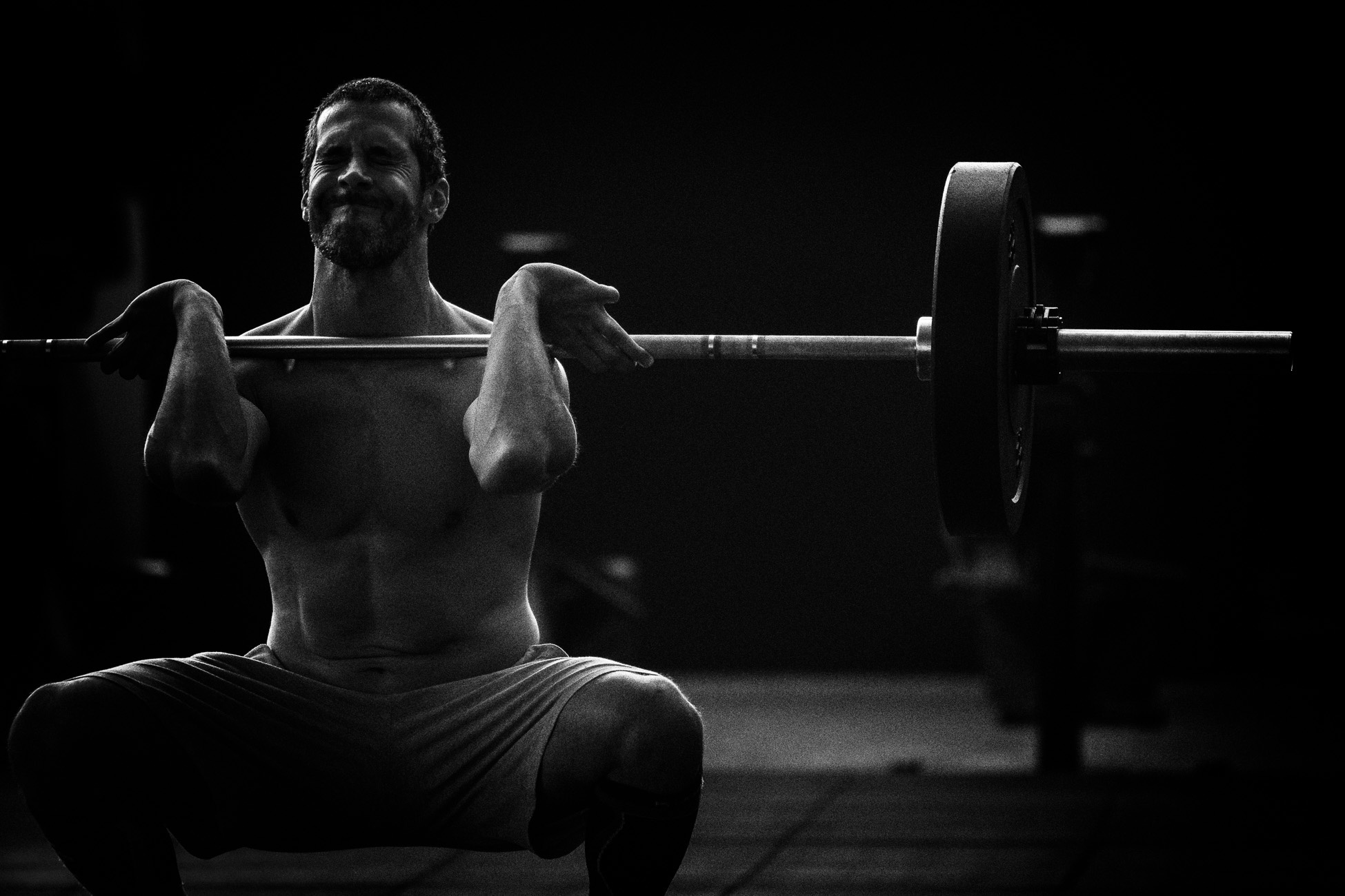 CrossFit: Weightlifting, Strength and endurance, A weighted push-up, An increased level of intensity. 1950x1300 HD Background.