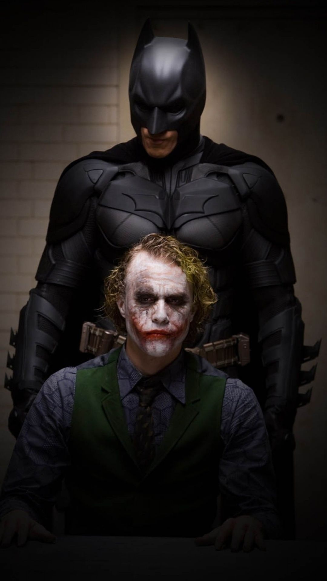 Batman, Heath Ledger (Joker) Wallpaper, 1080x1920 Full HD Handy