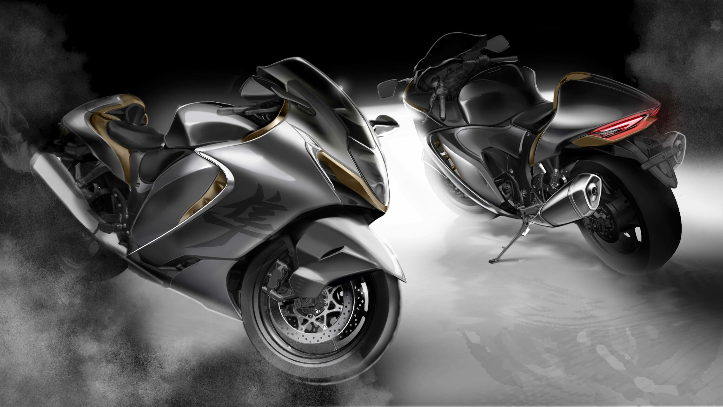 Suzuki Hayabusa: Debuted in 1999, it was the fastest stock motorcycle ever made, with a top speed of 186 mph. 3010x1690 HD Wallpaper.