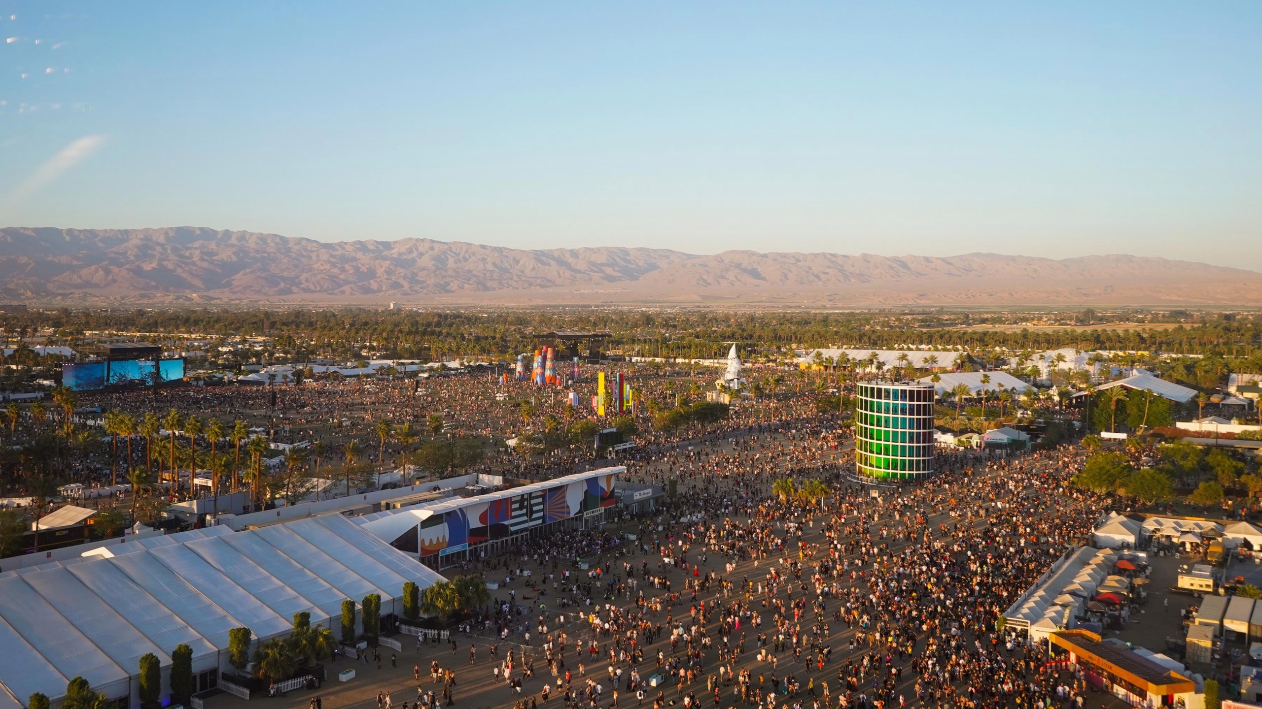 Coachella: It was co-founded by Paul Tollett and Rick Van Santen in 1999, Festival. 2560x1440 HD Background.