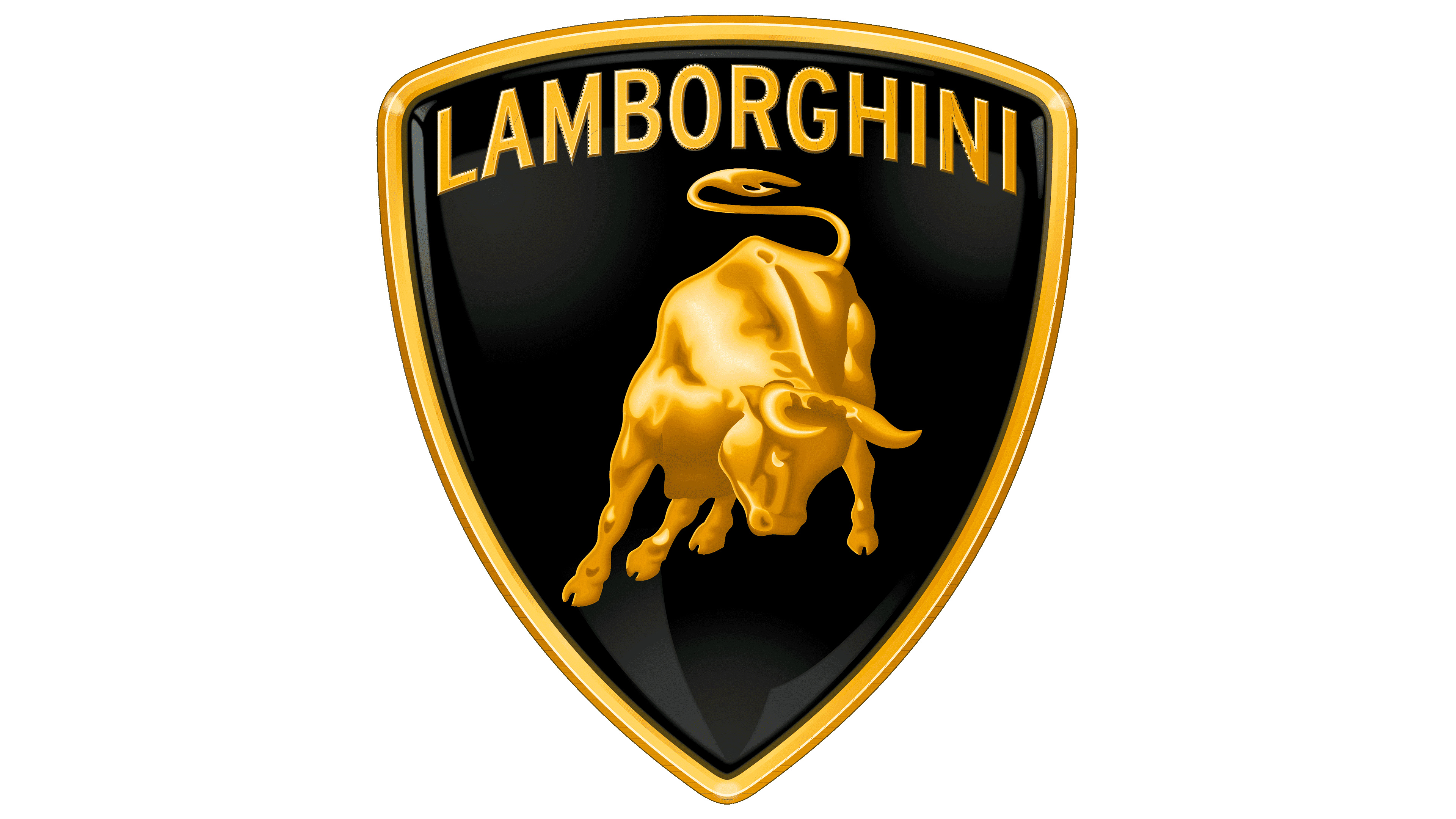 Lamborghini Logo, Logo zeichen, Emblem symbol, Geschichte und Bedeutung, 3840x2160 4K Desktop