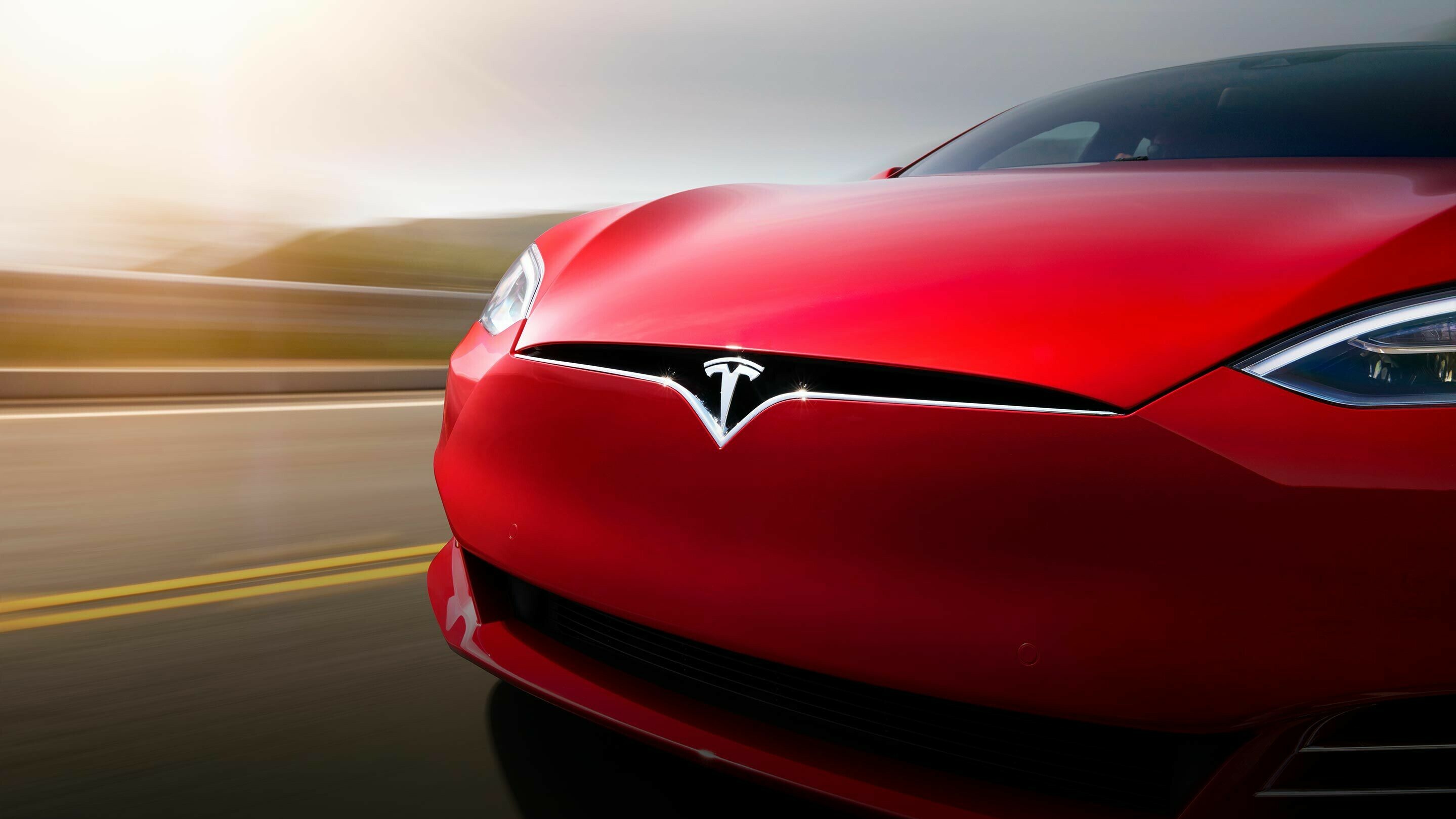 Tesla Model S: The manufacturer of battery electric vehicles, Flagship model. 2880x1620 HD Wallpaper.
