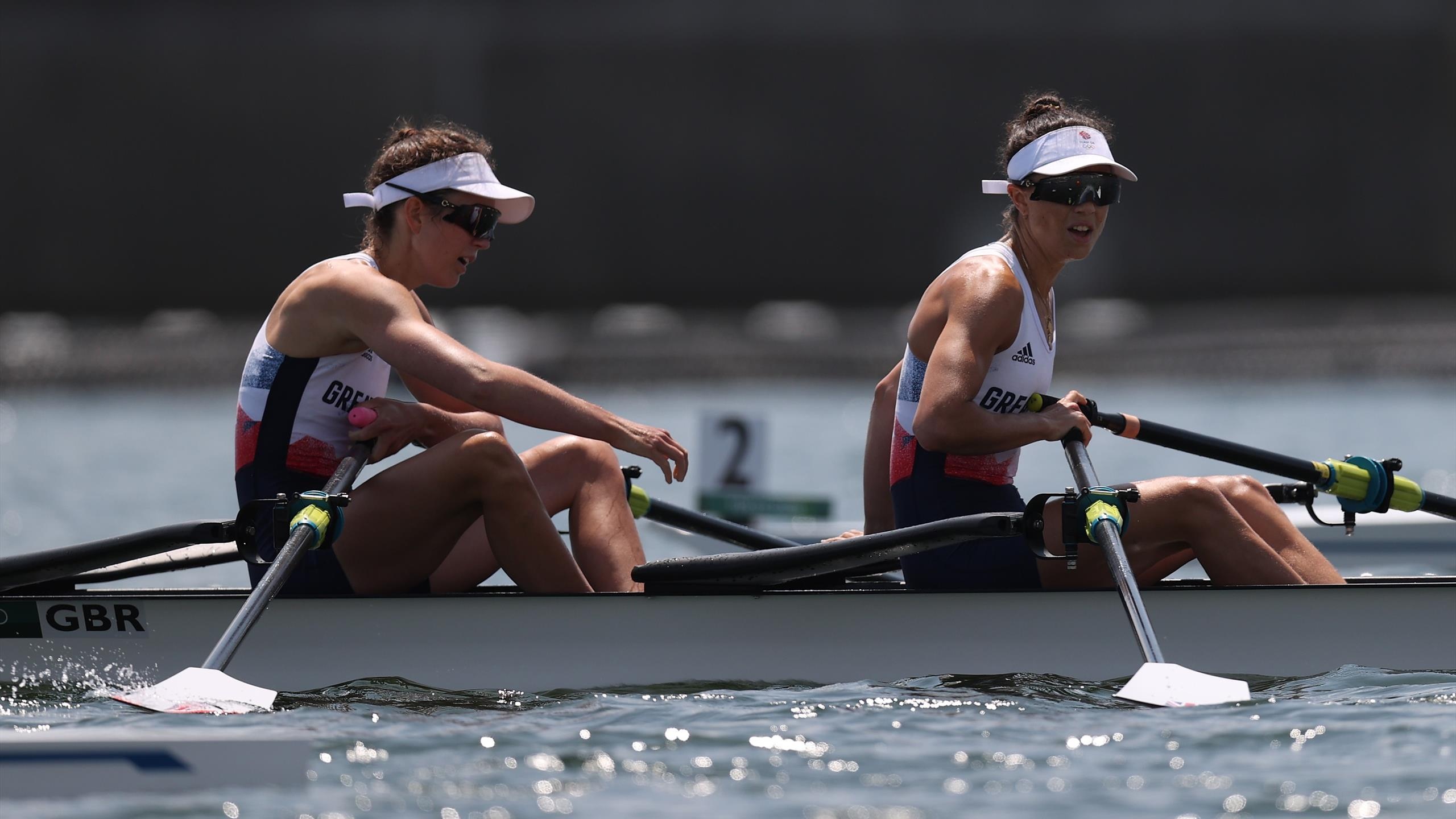 Rowing: Emily Craig and Imogen Grant of Team GB at the Tokyo 2020 Summer Olympics. 2560x1440 HD Wallpaper.