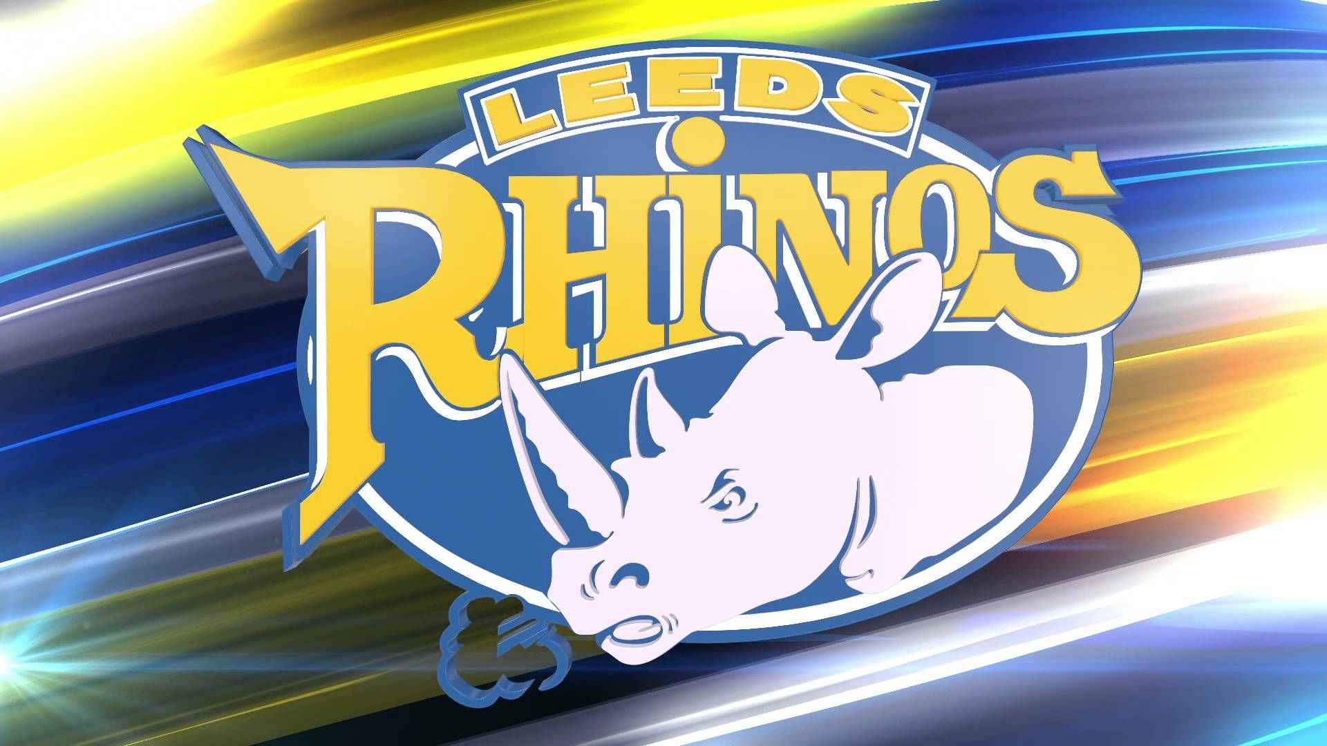 Rugby League: The Leeds Rhinos' official logo, An English professional gridiron football club. 1920x1080 Full HD Wallpaper.