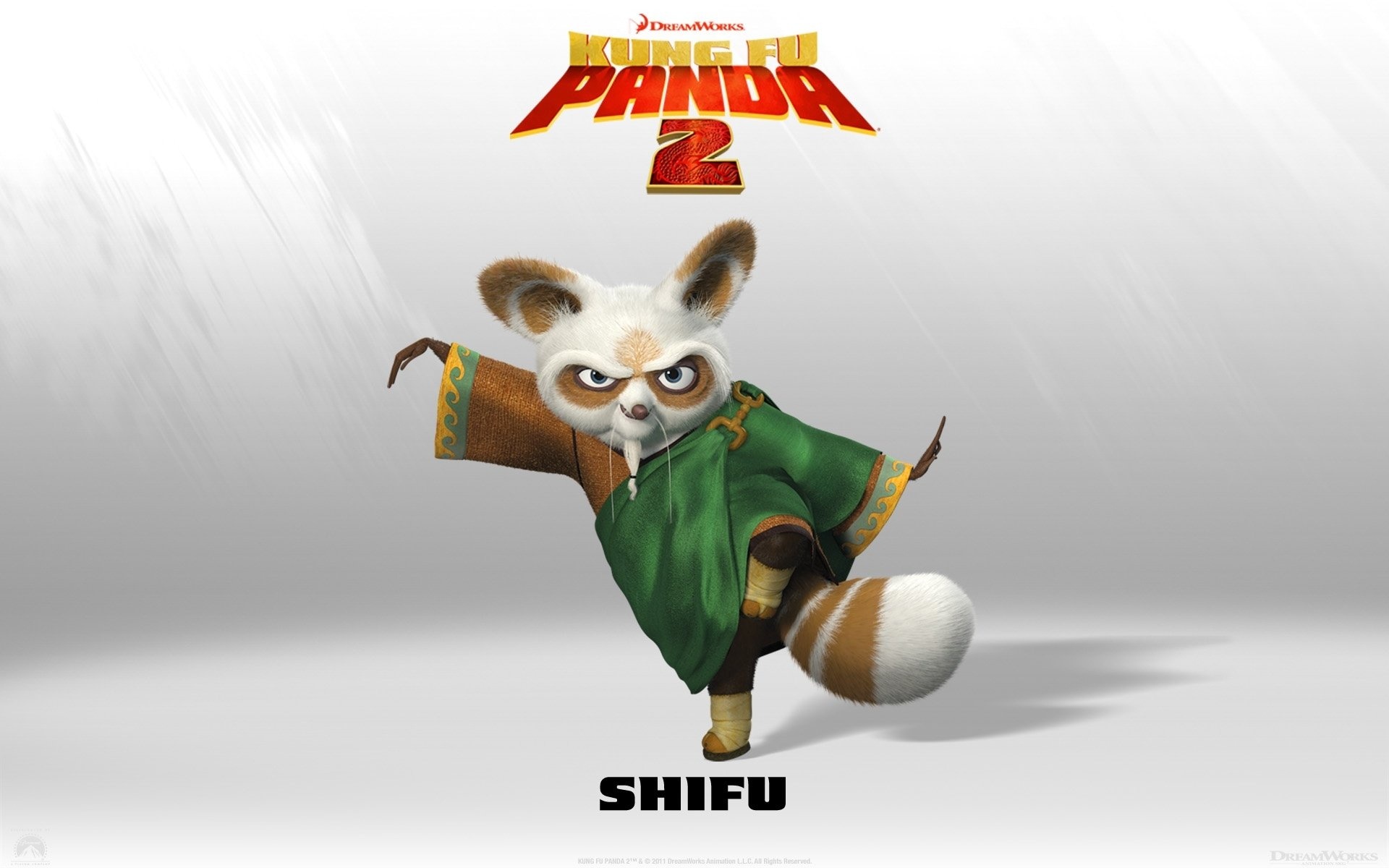 Master Shifu: Kung Fu Panda 2, Adopted Tai Lung, A mentor to Po and the Furious Five. 1920x1200 HD Wallpaper.