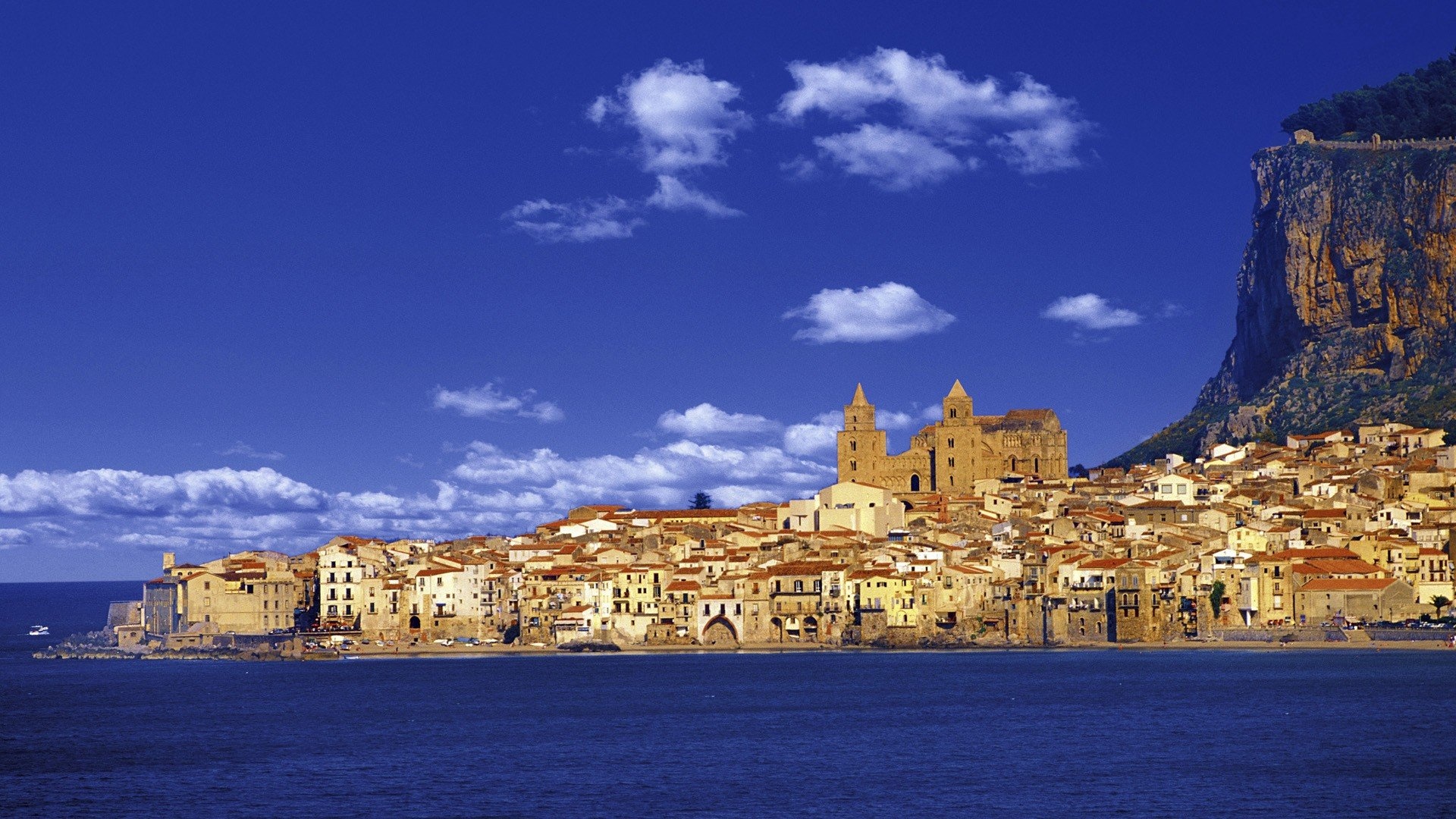 Italy's Sicily, Charming seaside, Wallpaper scenery, Italian beauty, 1920x1080 Full HD Desktop