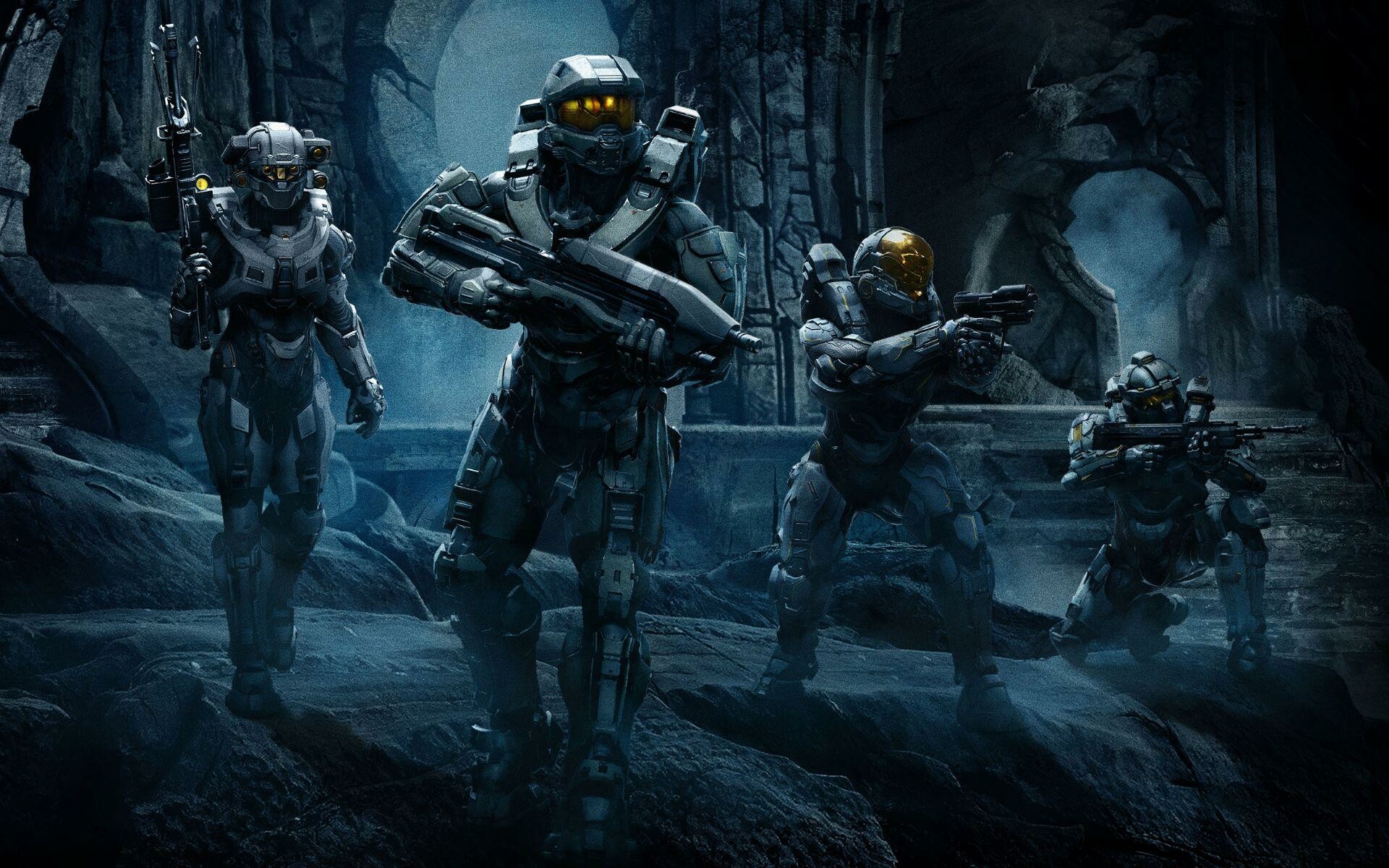 Halo 5 wallpapers, Multiplayer mayhem, Intense gaming, Master Chief returns, 1920x1200 HD Desktop