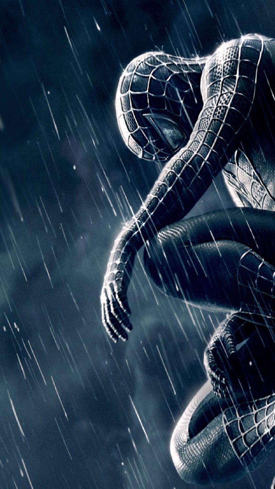 Spiderman 3, Black and blue wallpaper, Cinematic visuals, Amazing Spider-Man, 1080x1920 Full HD Phone
