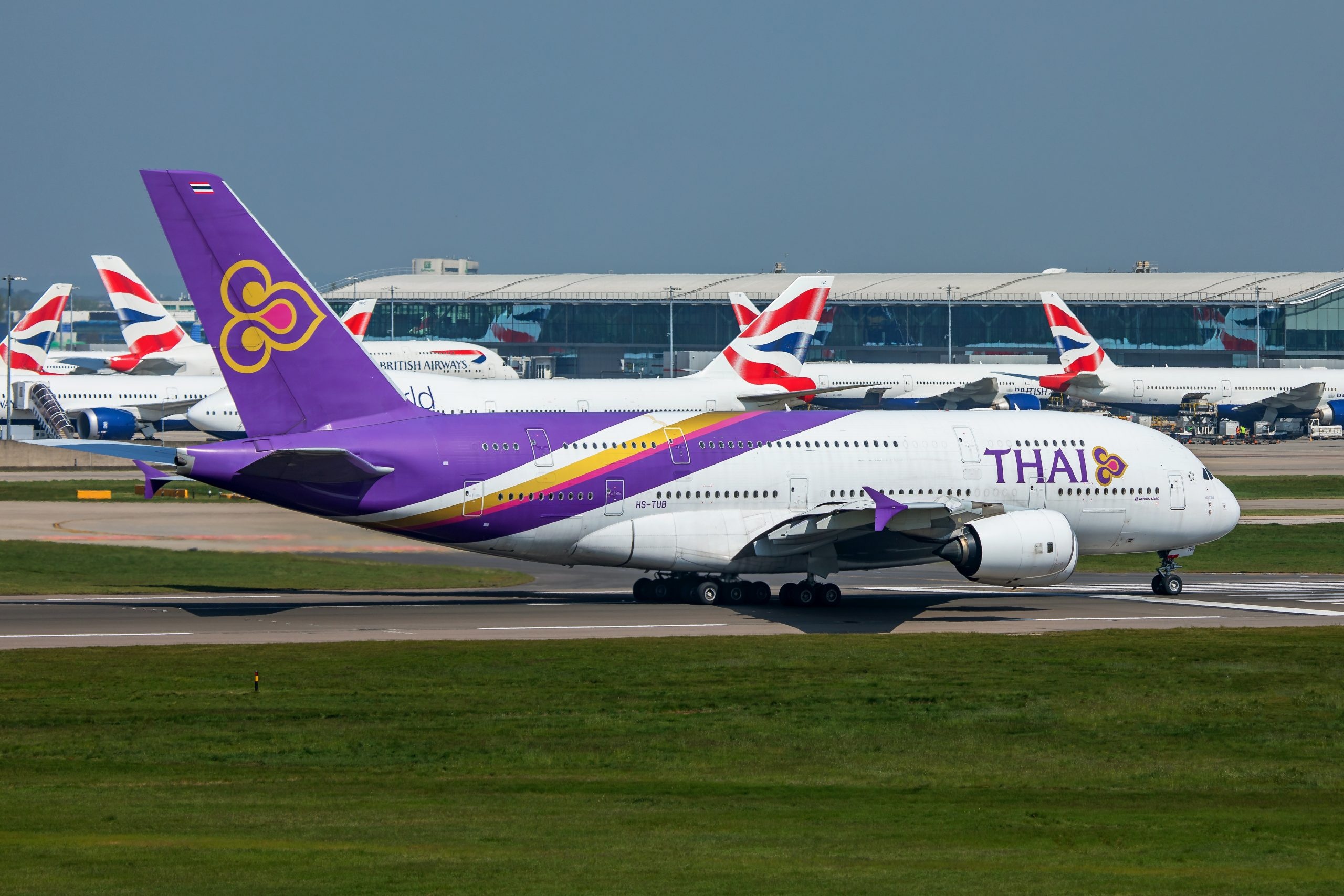Thai Airways International, Airbus A380, LHR, 2560x1710 HD Desktop