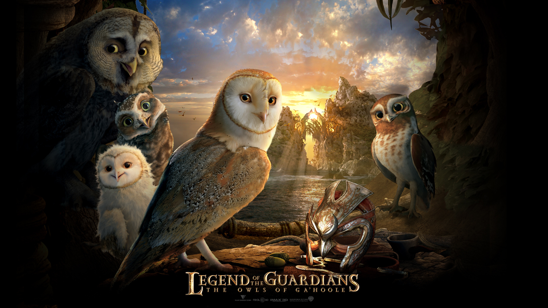 Legend of the Guardians: The Owls of Ga'Hoole, Eye-catching wallpapers, Epic adventure, Majestic owls, 1920x1080 Full HD Desktop