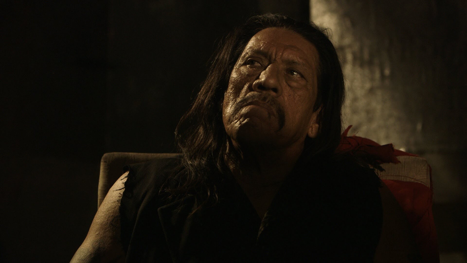 Danny Trejo: Redemption: The Darkness Descending, A 2013 American horror film directed by Marc Clebanoff. 1920x1080 Full HD Wallpaper.