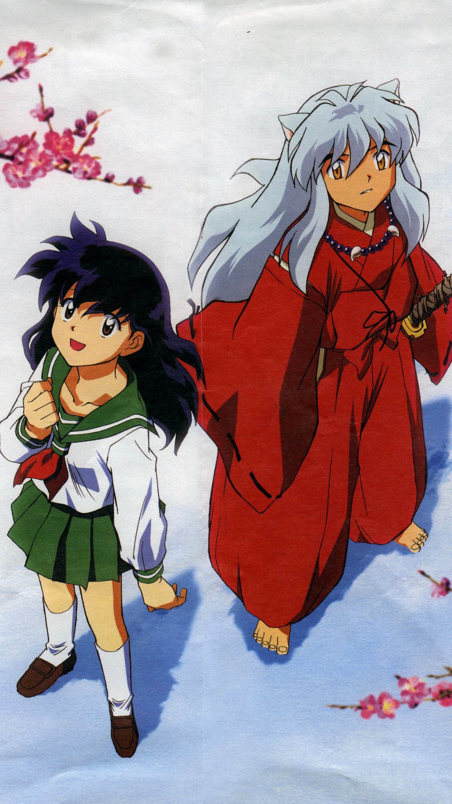 Kagome Higurashi, Anime nostalgia, Exciting adventures, Memorable characters, 1440x2560 HD Handy