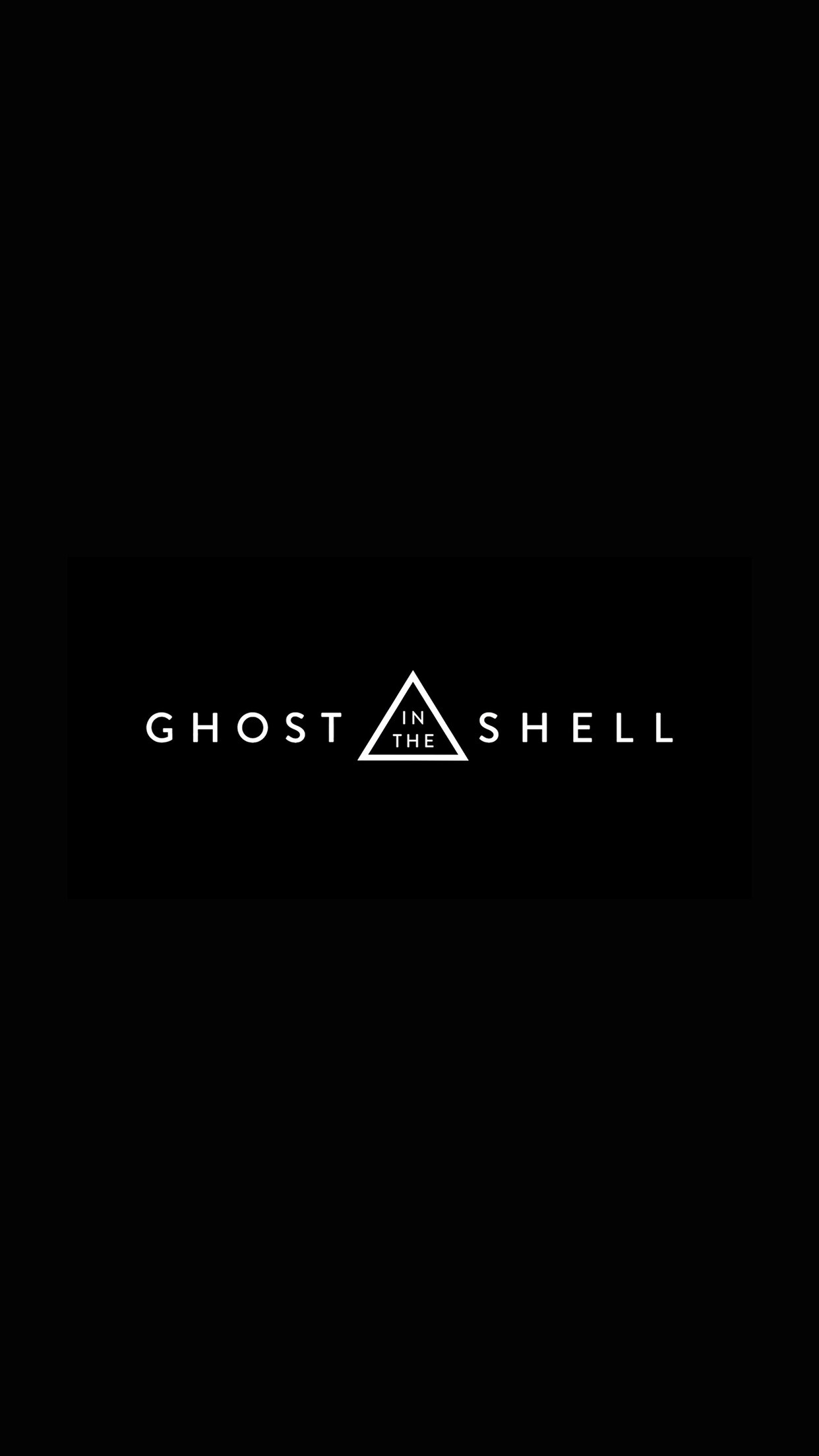 Ghost in the Shell, Dark logo, Film illustration art, 1250x2210 HD Phone