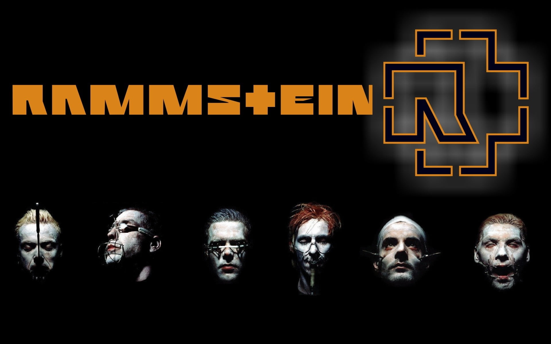 Rammstein: NDH band whose music is best described as dark, heavy rock. 1920x1200 HD Wallpaper.