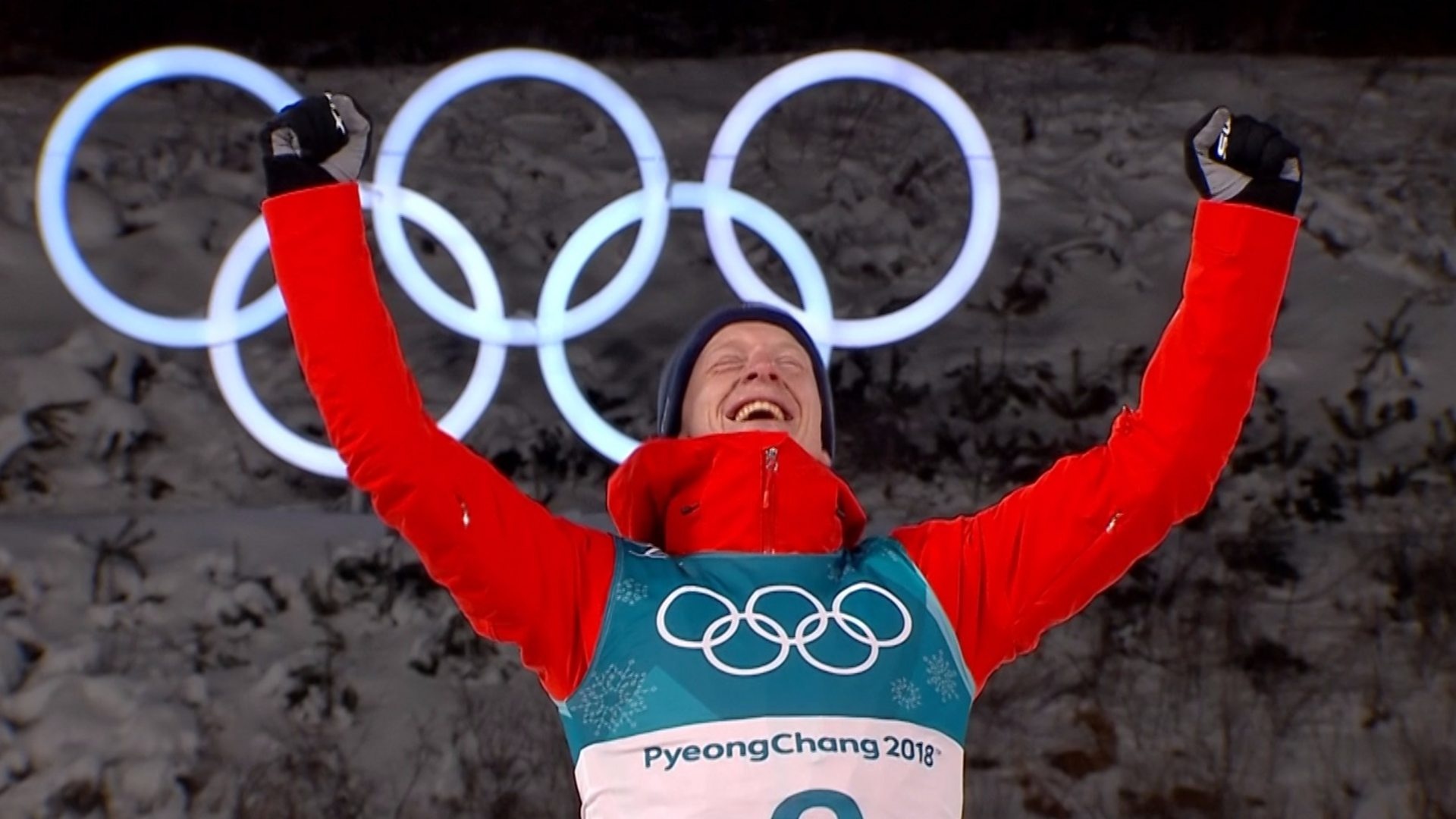Johannes Thingnes Bo, Winter Olympics 2018, Biathlon gold, Norway, 1920x1080 Full HD Desktop