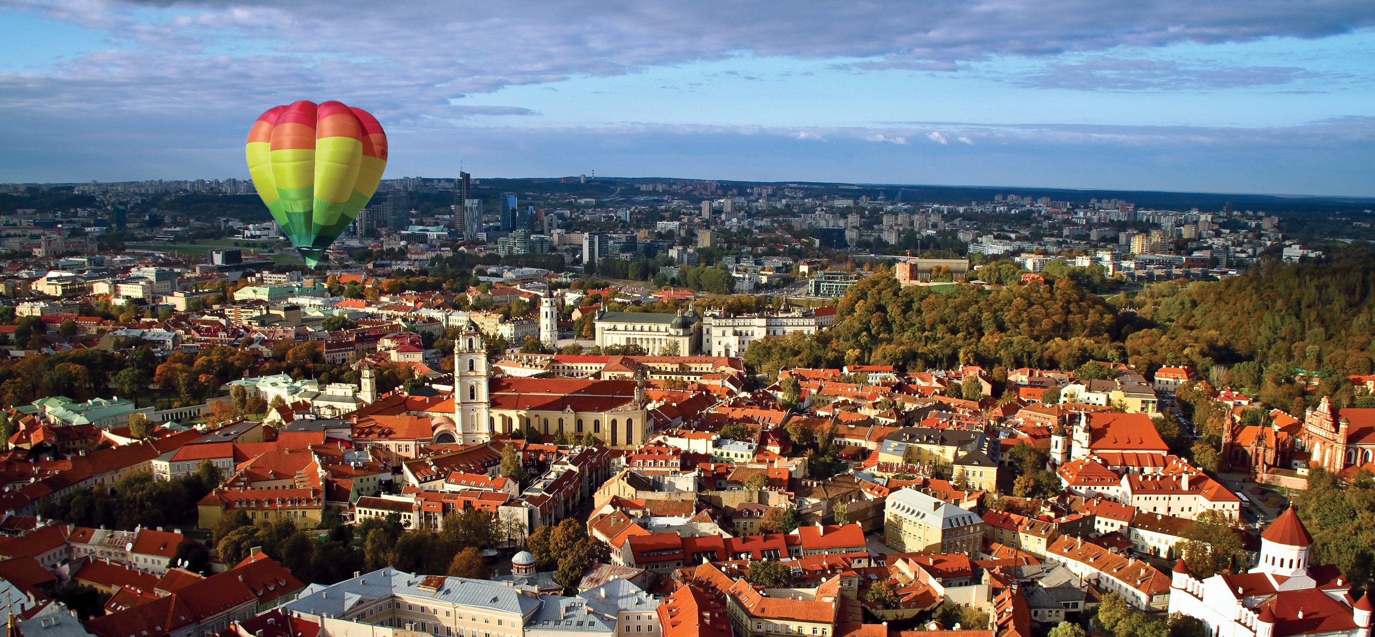 Vilnius travels, Vilnius Lithuania, Travel guide, True anomaly, 2750x1280 Dual Screen Desktop