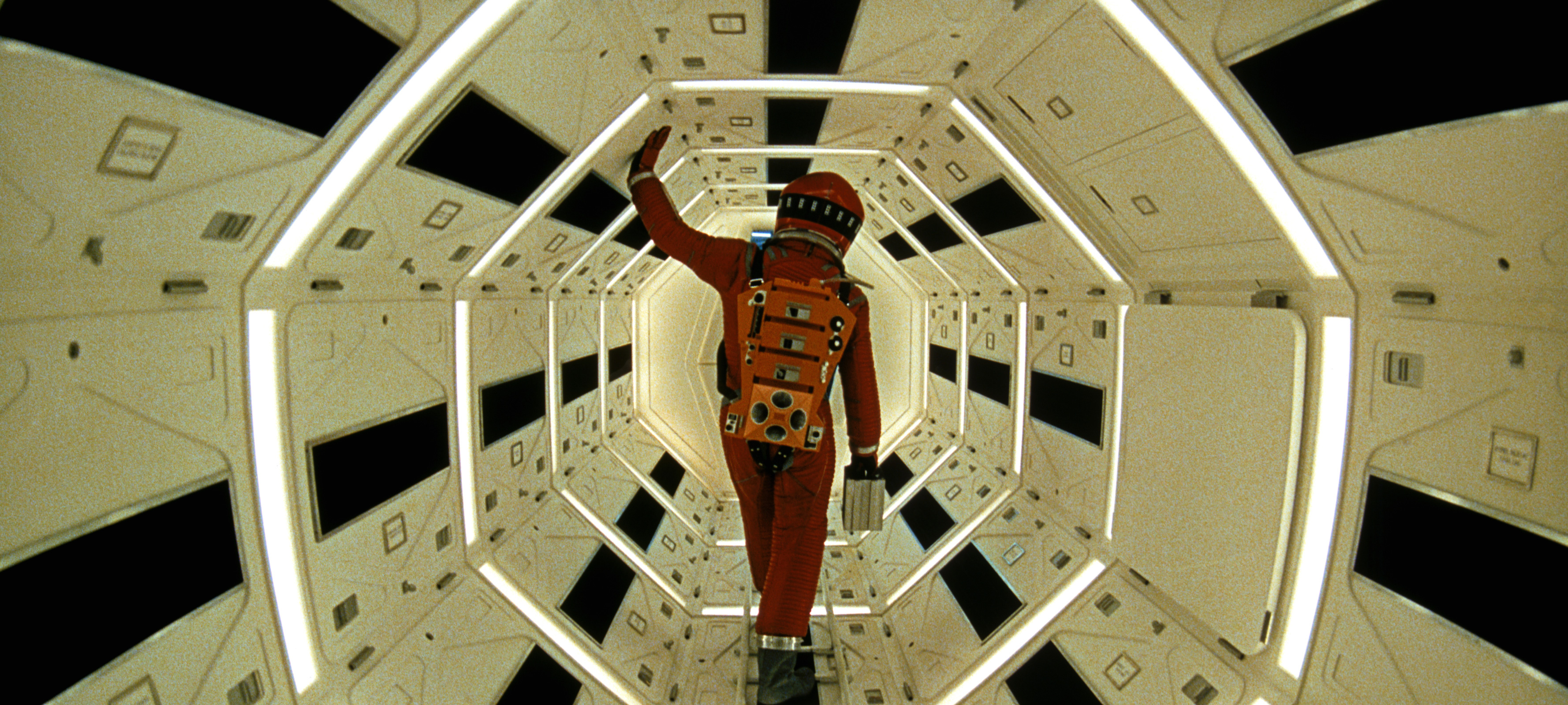 Science fact merge, Odyssey influence, Kubrick's creation, Space realism, AI evolution, 3560x1600 Dual Screen Desktop