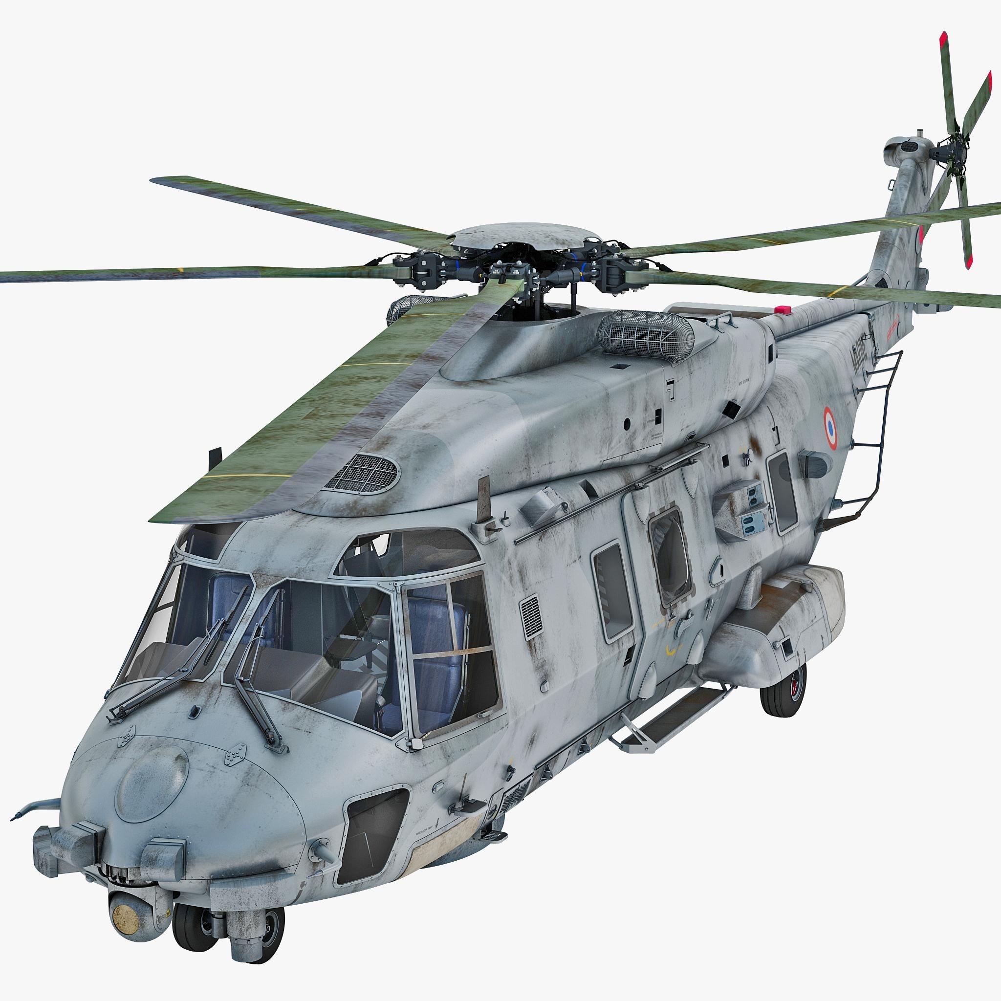 NHIndustries, NH90 Military Helicopter, 3D Model, 2050x2050 HD Phone