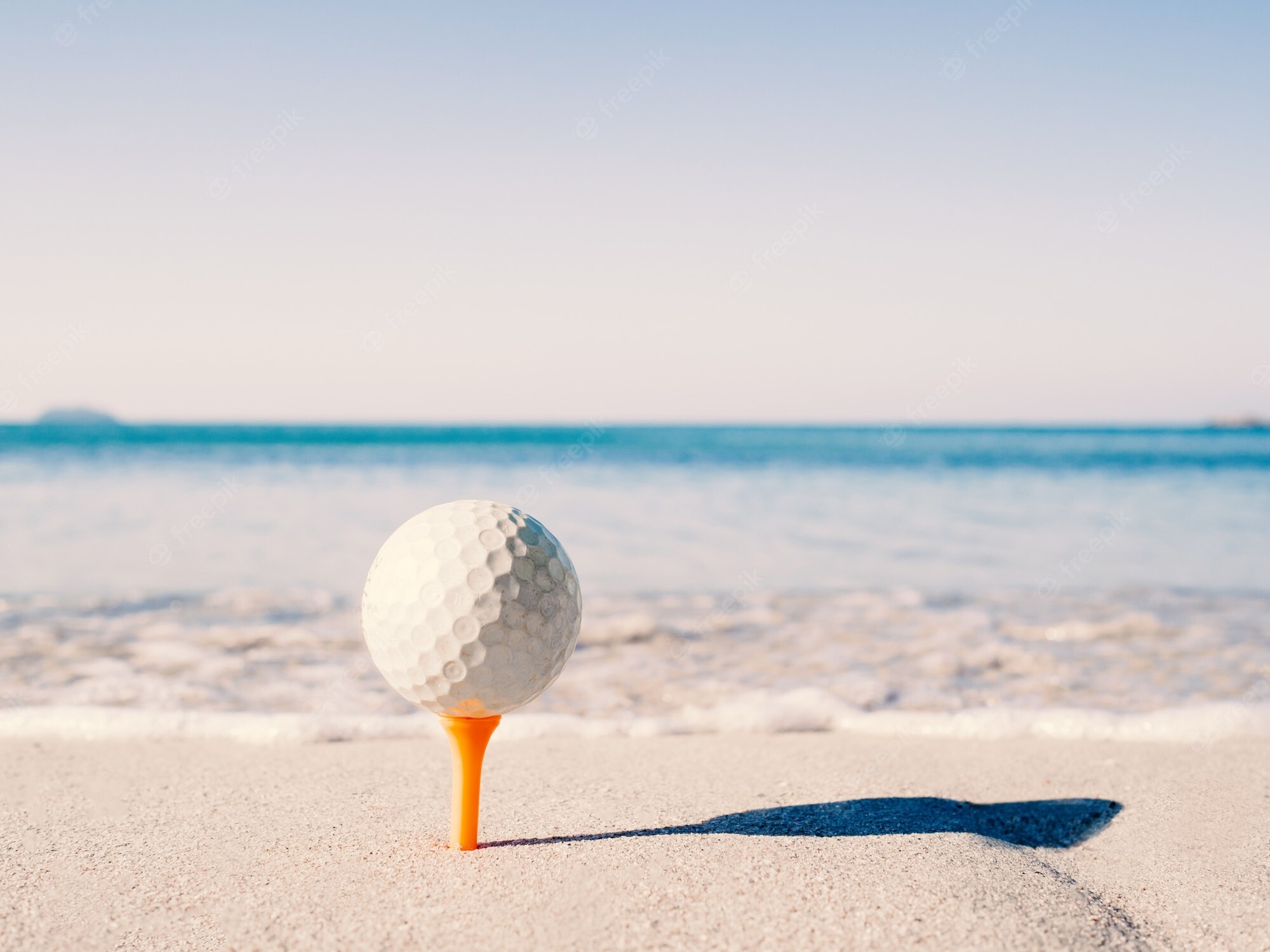 Beach Golf: A club-and-ball sport designed to be played on crowded seashores during the summer. 2000x1500 HD Wallpaper.